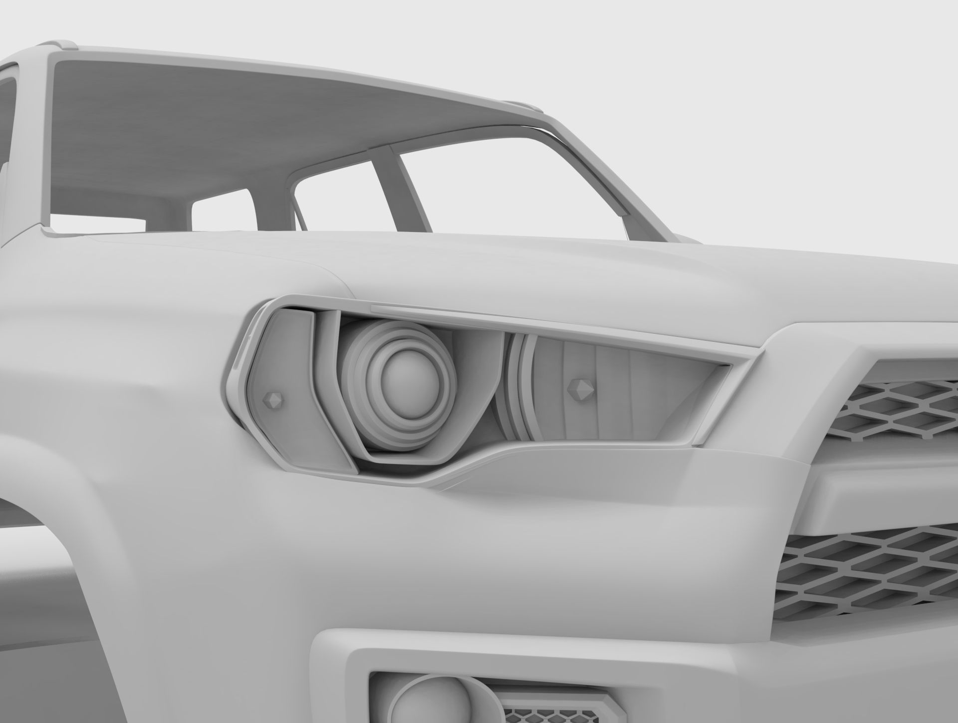 Toyota 4runner 2015 3D print model_11