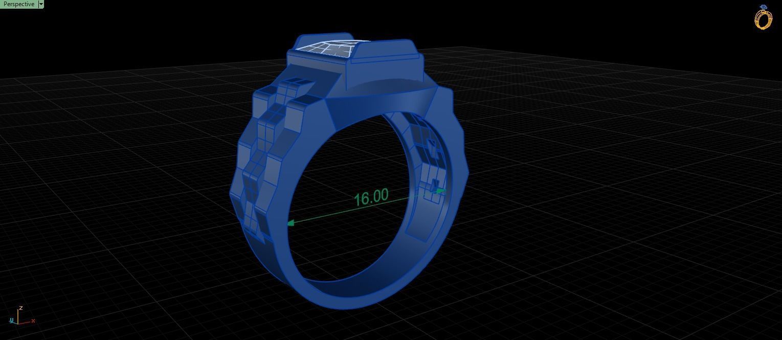 Men Ring 3dm Model 3D print model_1