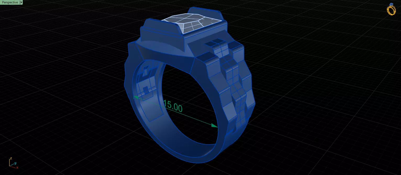 Men Ring 3dm Model 3D print model_0