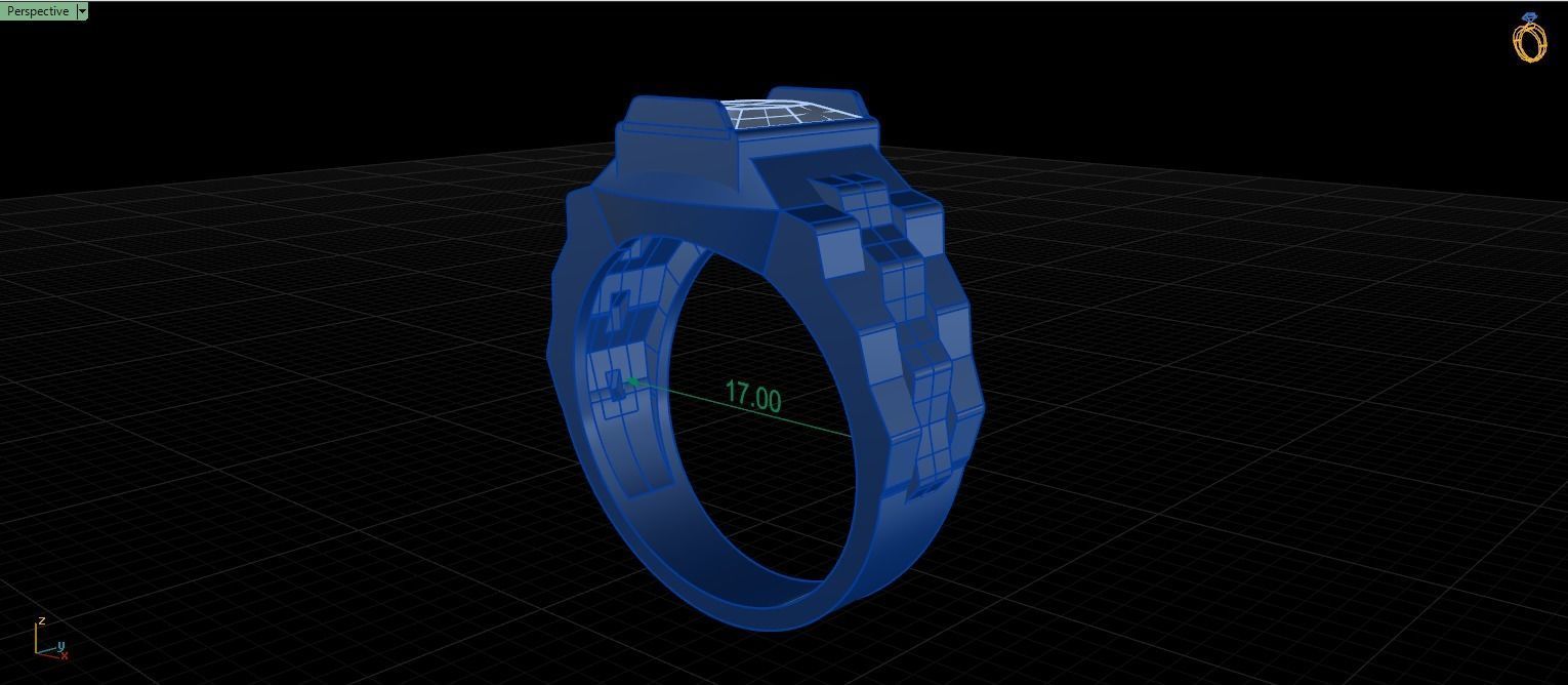 Men Ring 3dm Model 3D print model_2