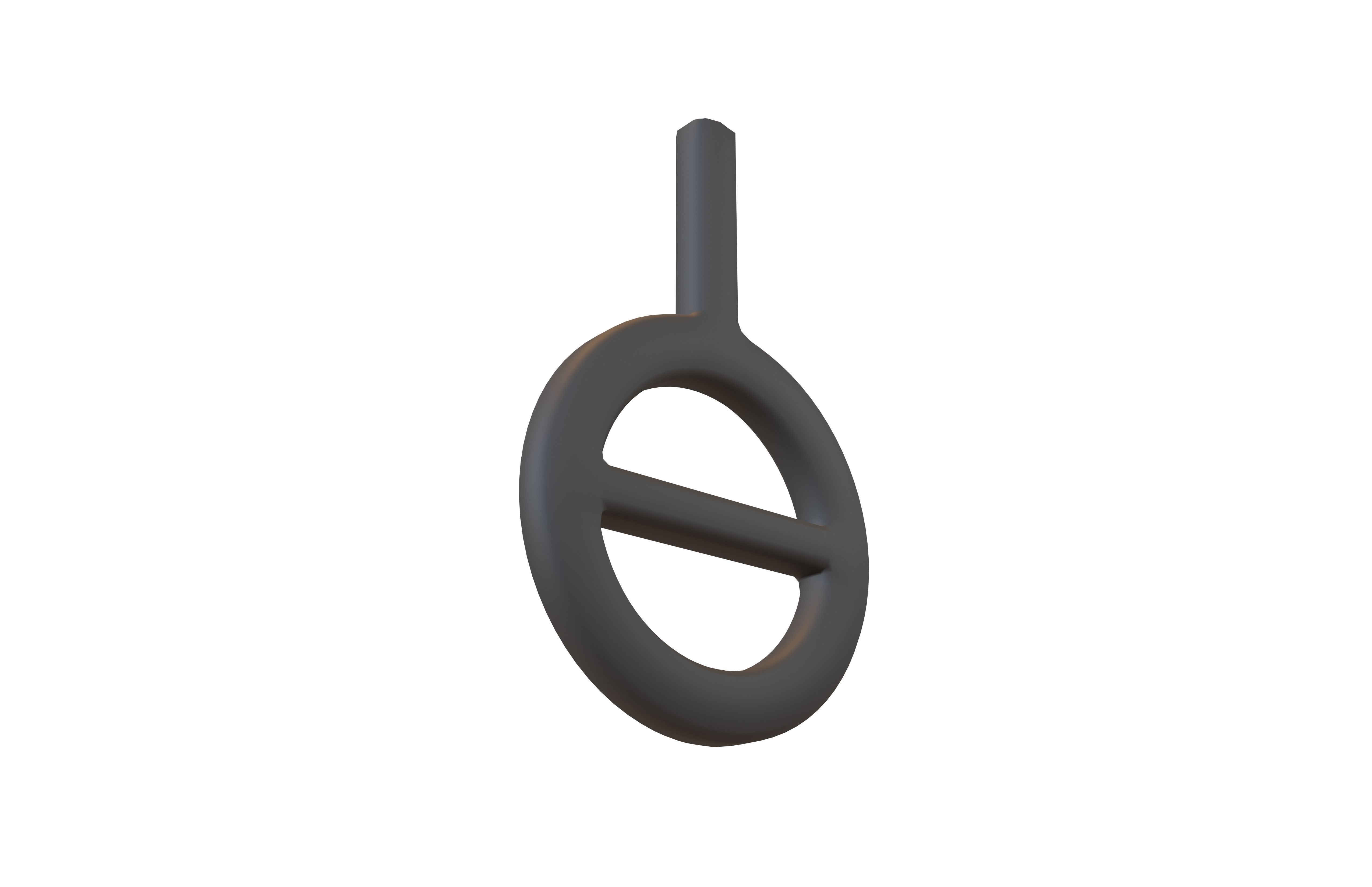 Agender Symbol V2 001 Low-poly 3D model_3