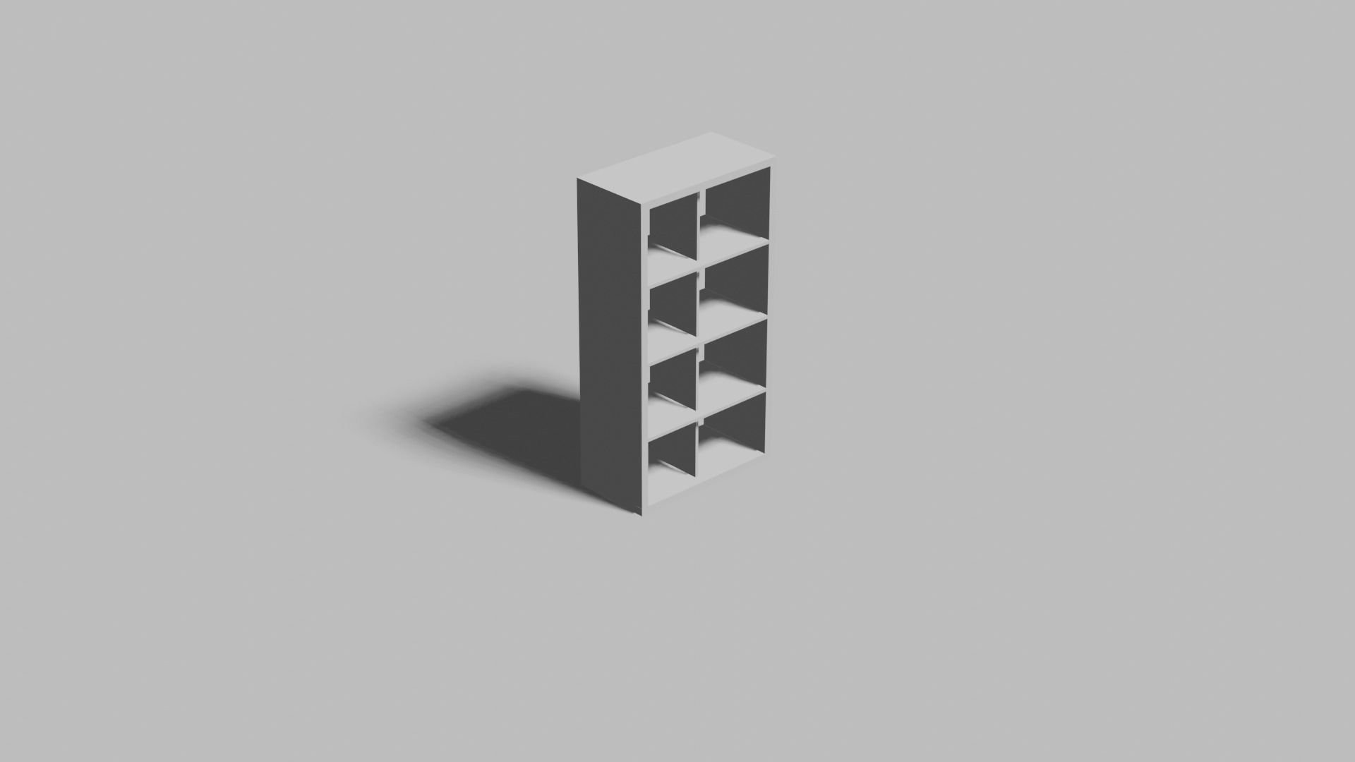 Ikea shelves set free vr ar low poly 3d model cgtrader