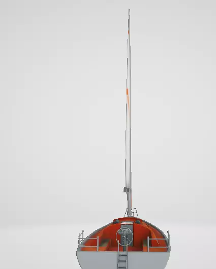 Sailing Boat Low-poly 3D model