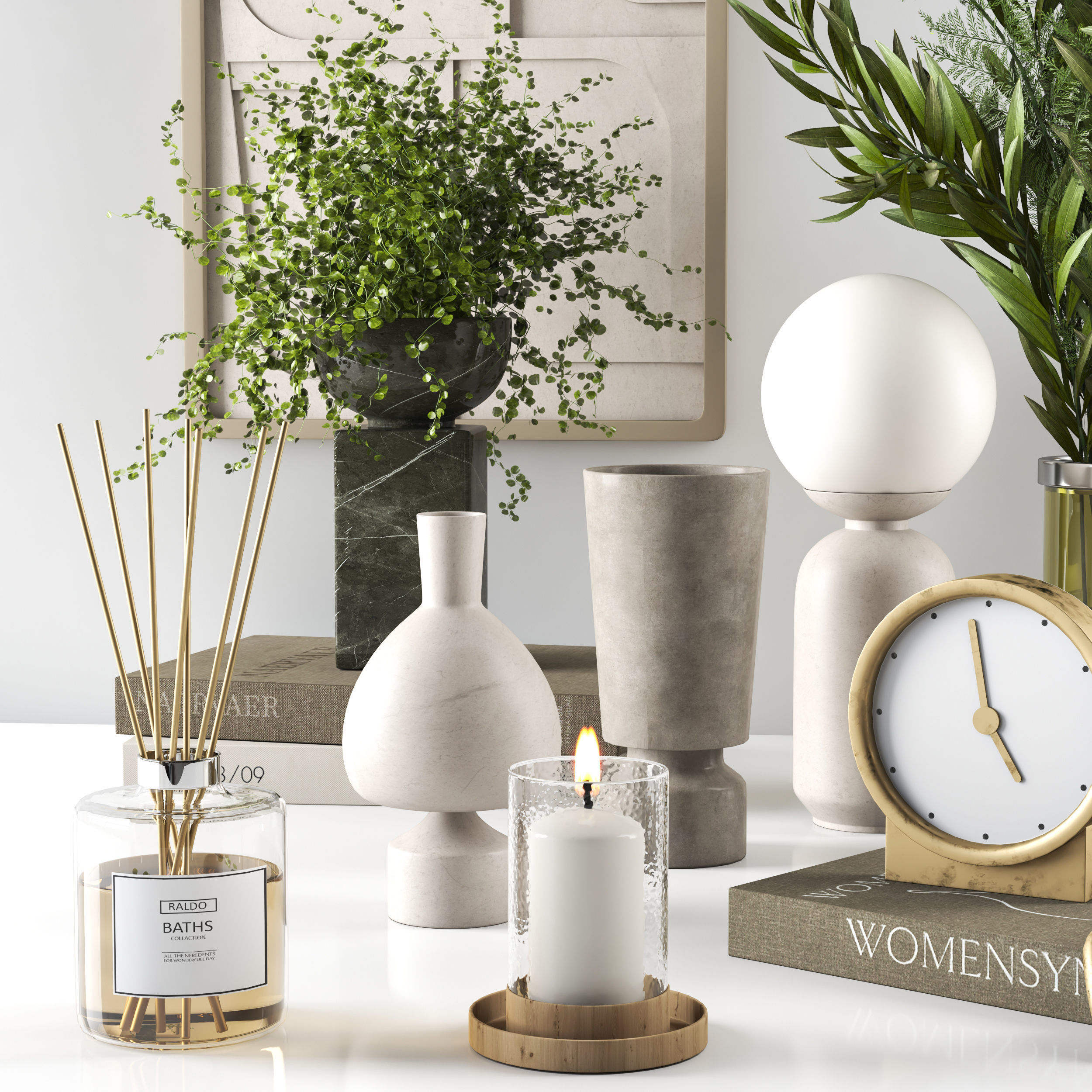 Decorative set 17 3D model_1