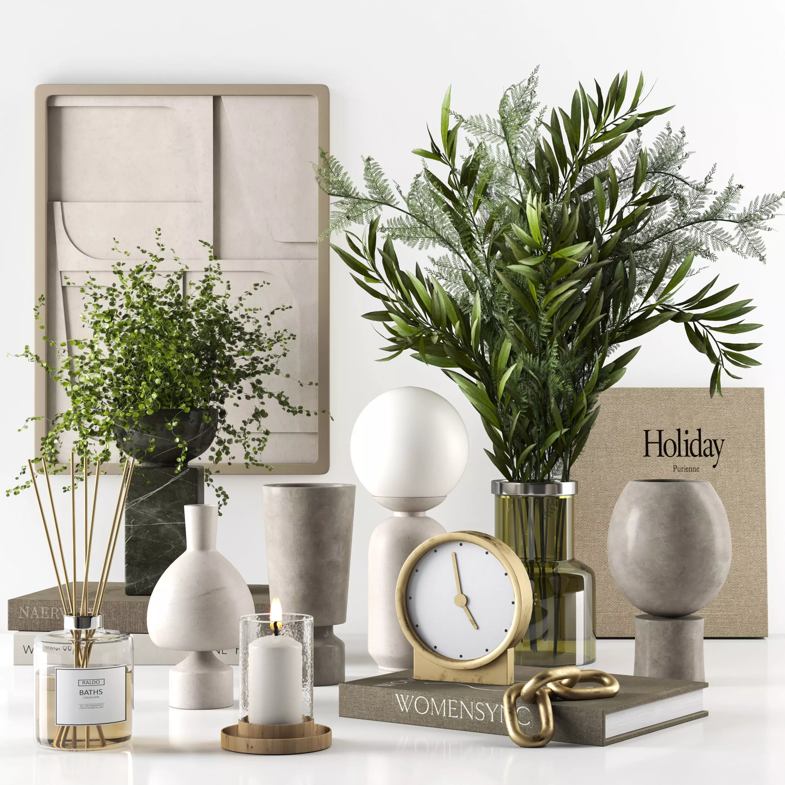 Decorative set 17 3D model_0