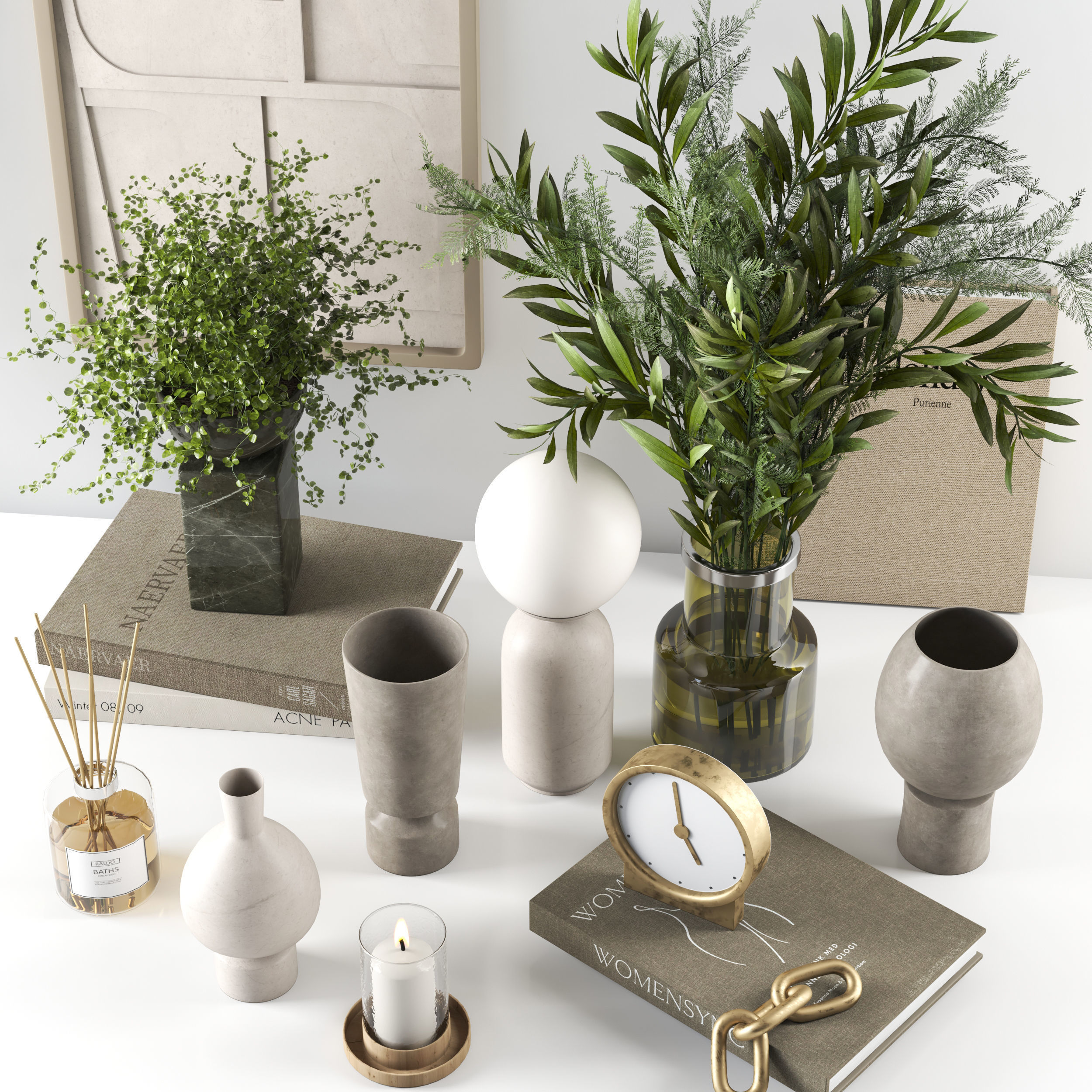 Decorative set 17 3D model_2