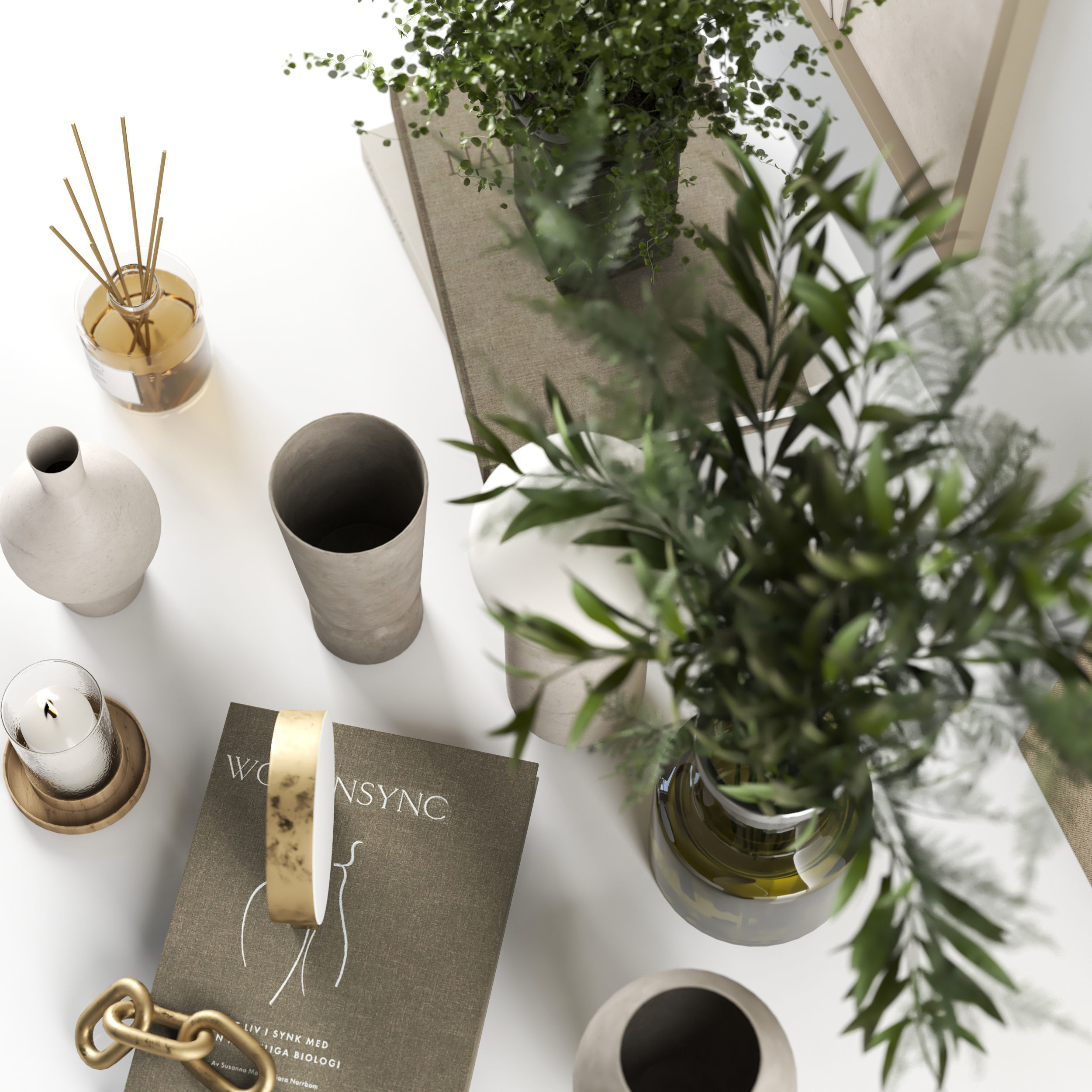 Decorative set 17 3D model_3