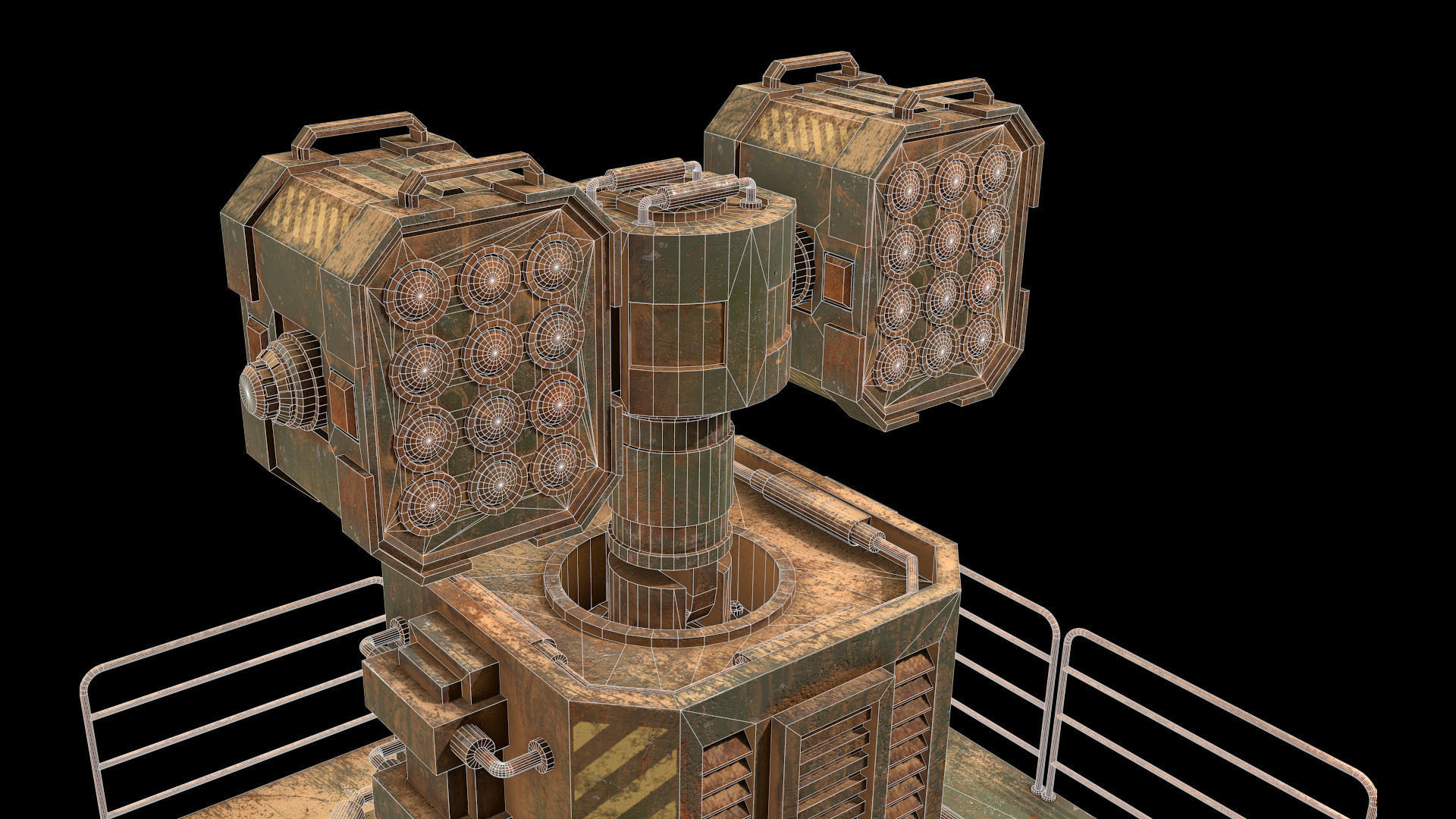 Rusty Turret-1-V2 3D model_4