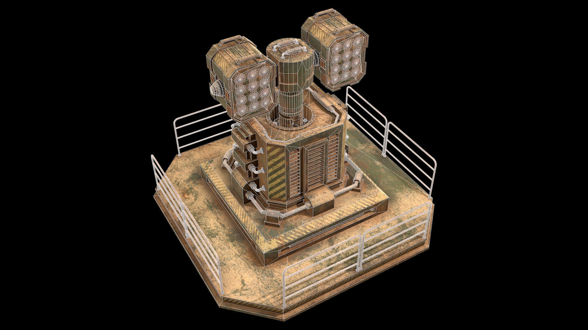 Rusty Turret-1-V2 3D model_5