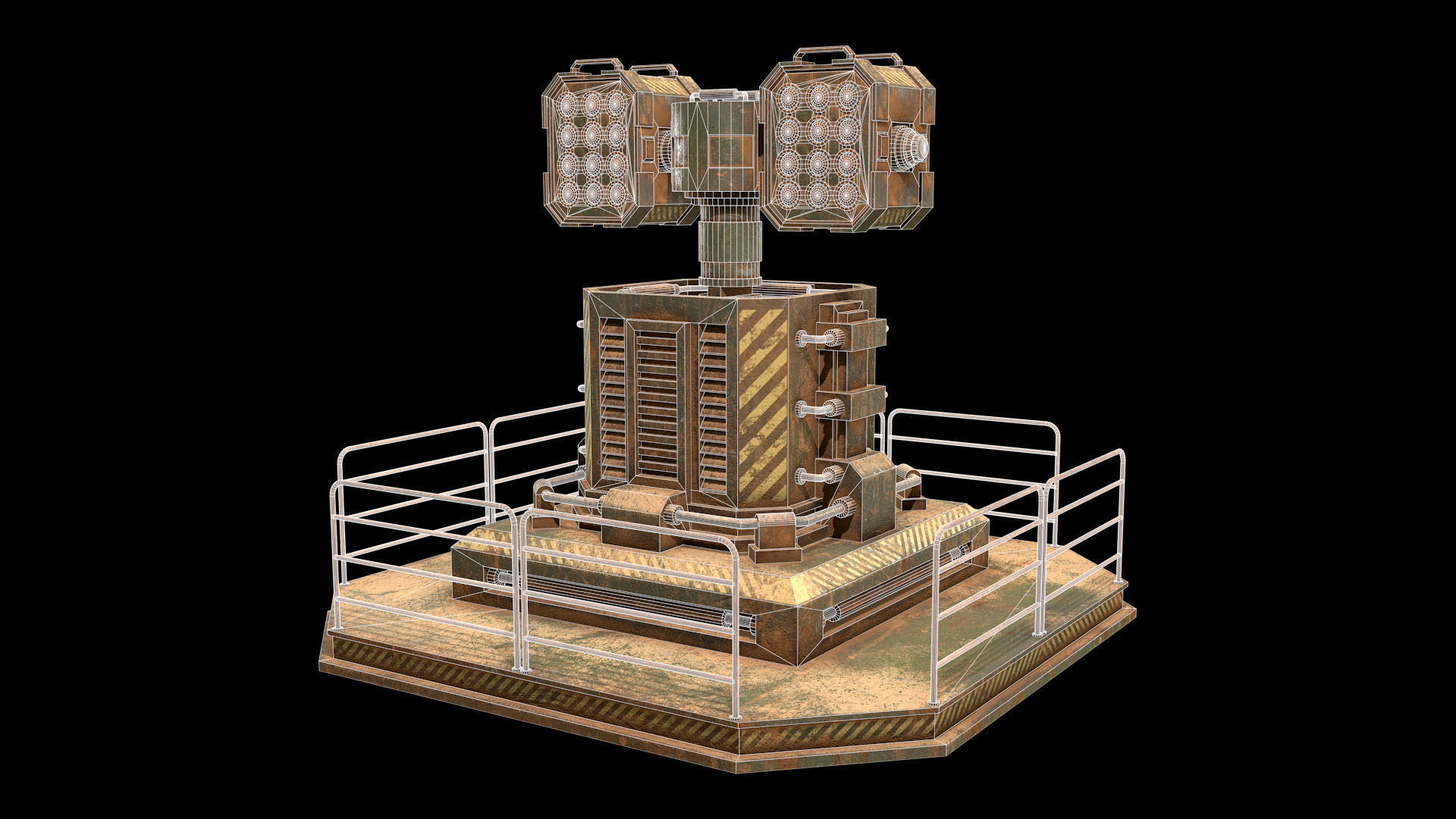 Rusty Turret-1-V2 3D model_18