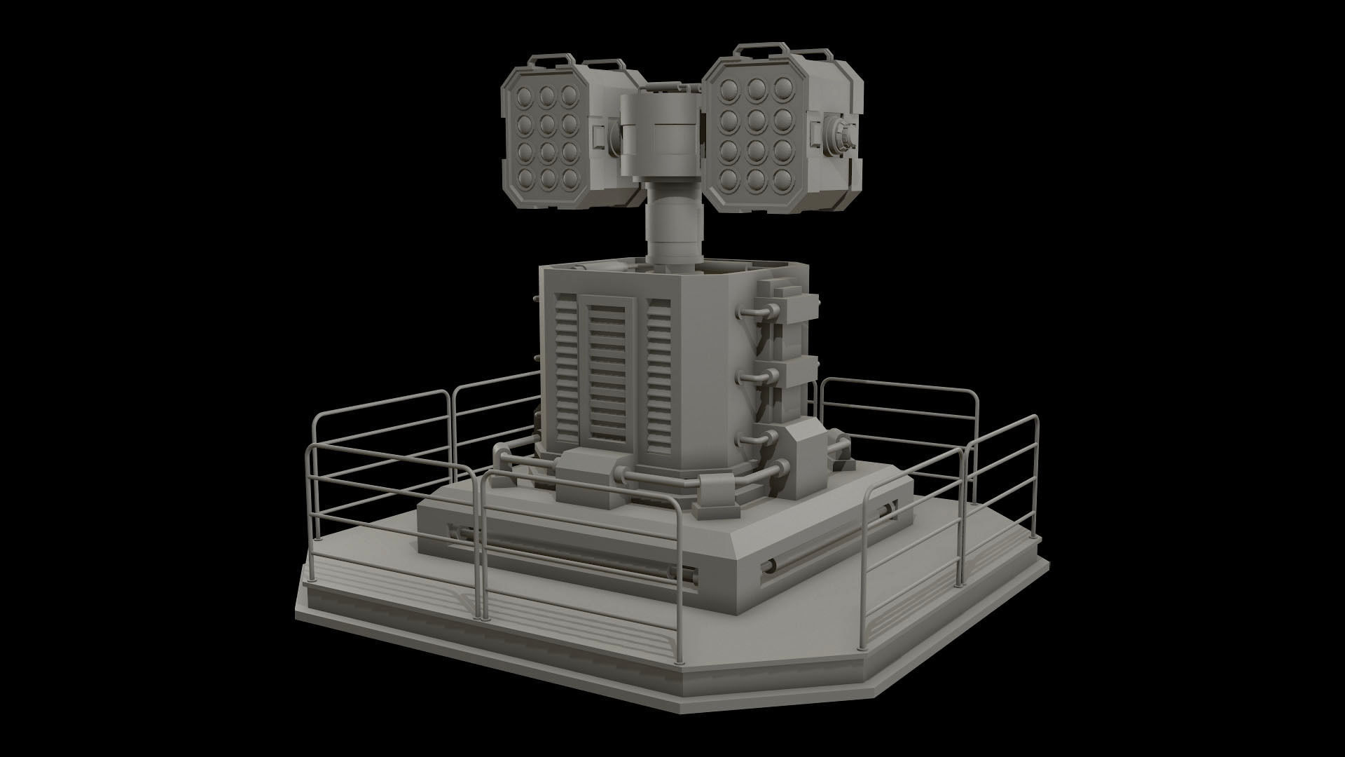 Rusty Turret-1-V2 3D model_10