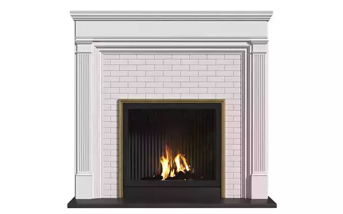 Modern Classic Art Deco Fireplace