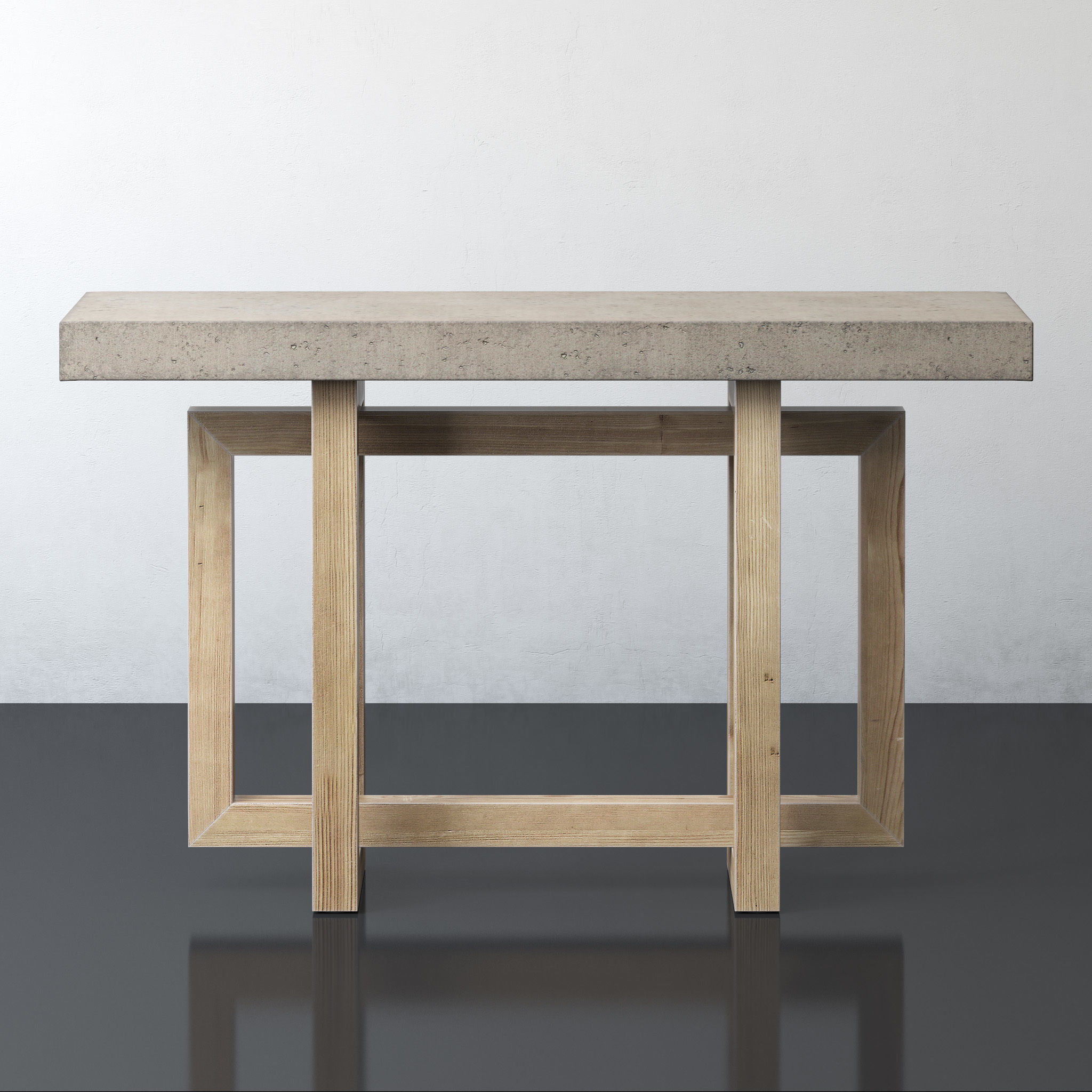 Heston Console Table 3D model_3