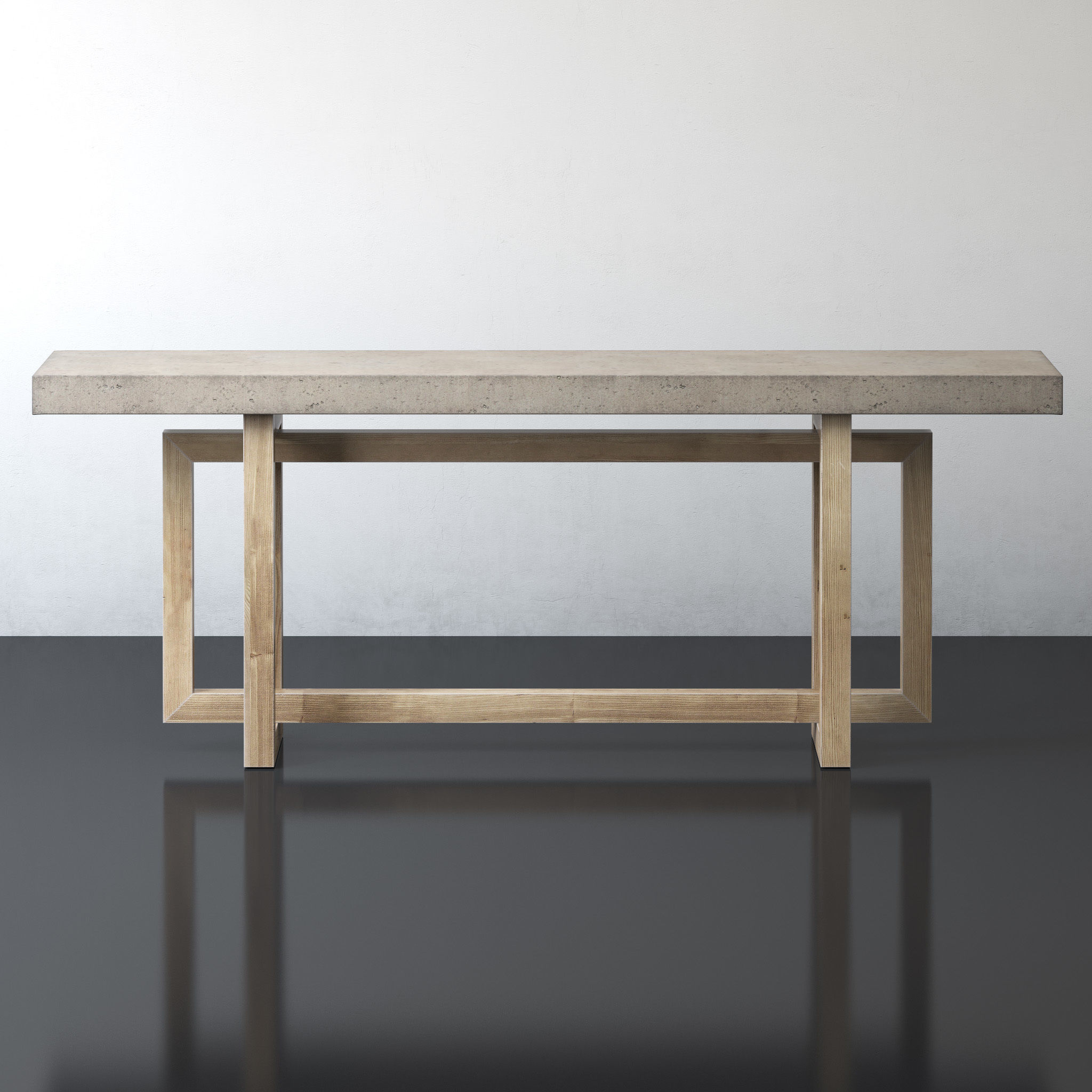 Heston Console Table 3D model_5