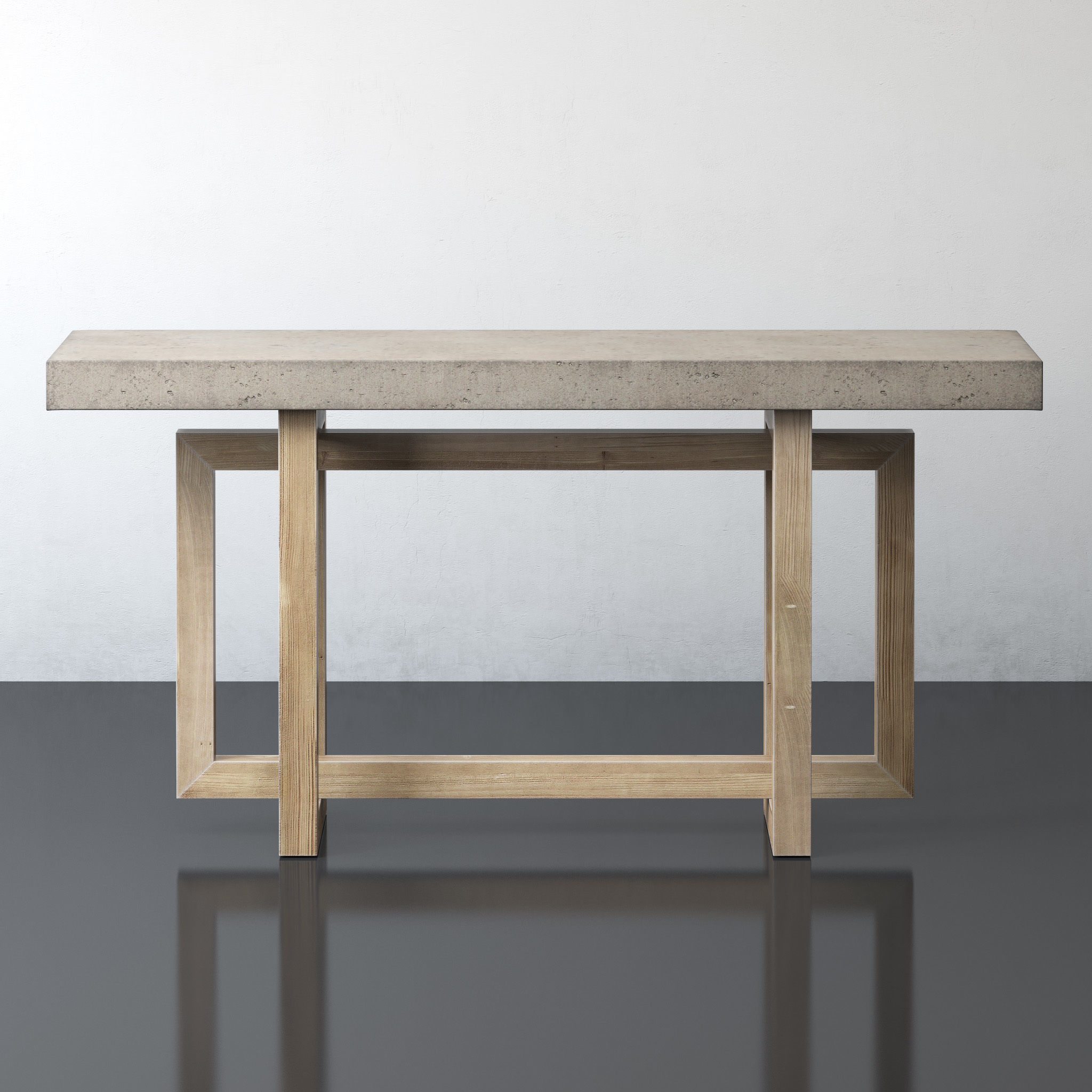 Heston Console Table 3D model_1