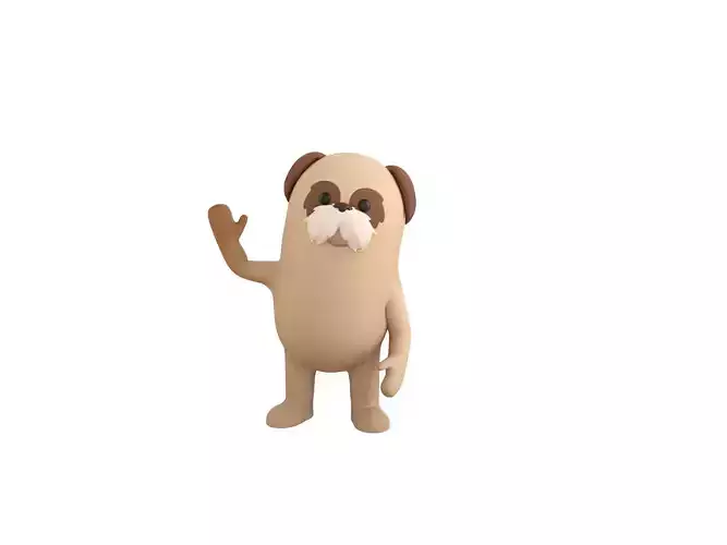 Rigged ShihTzu Dog Character