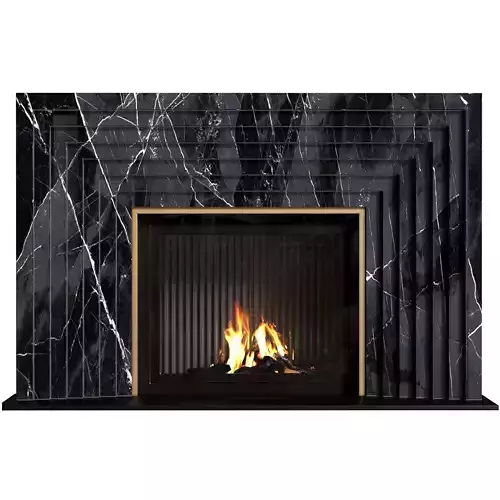 Marble Fireplace modern ArtDeco