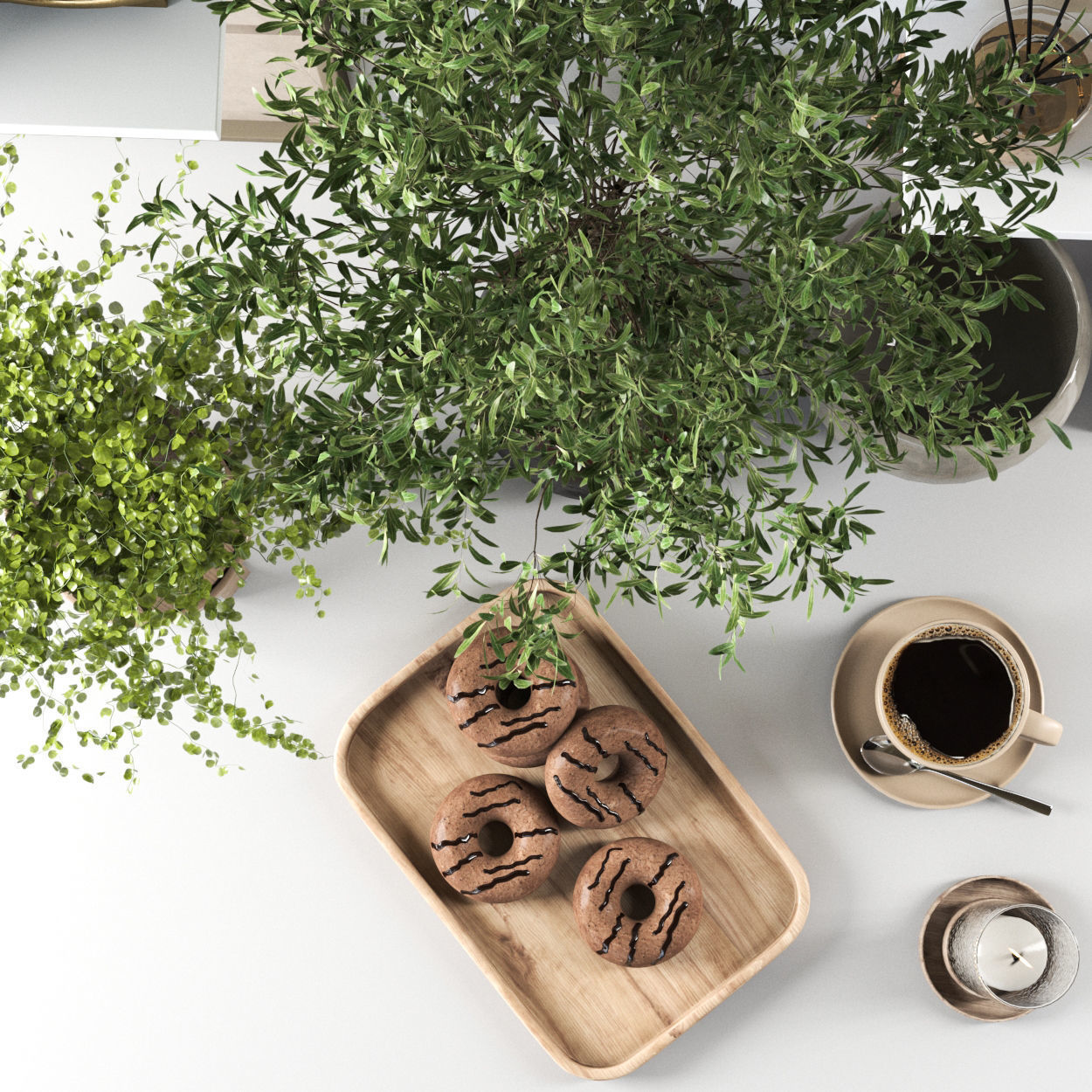 Decorative set 19 3D model_3