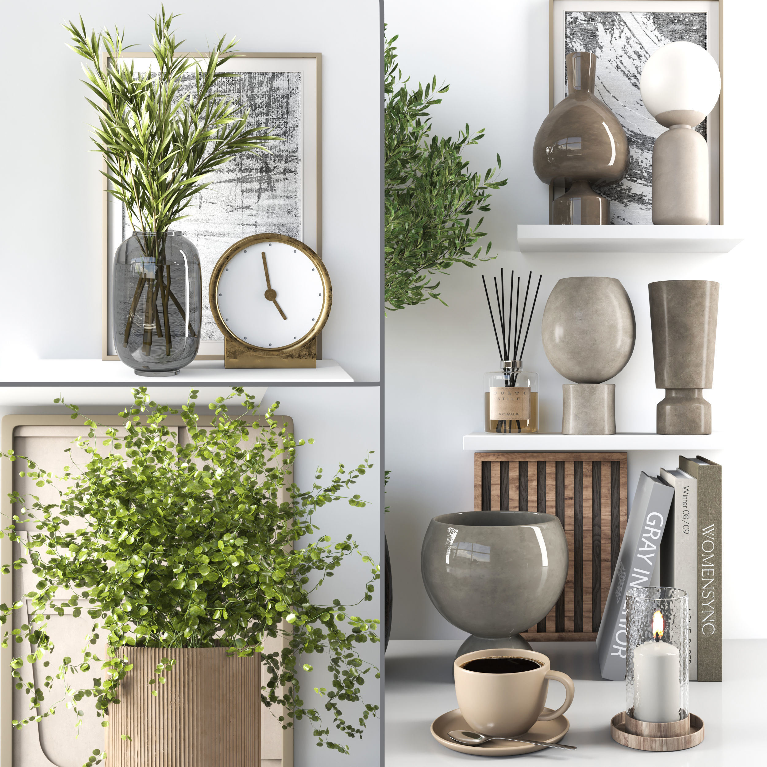 Decorative set 19 3D model_1