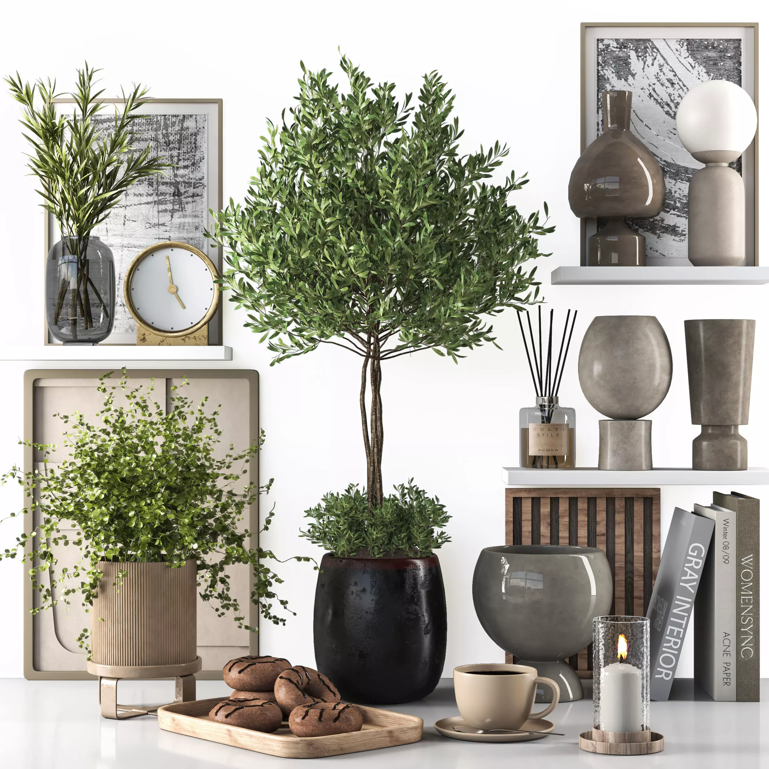 Decorative set 19 3D model_0