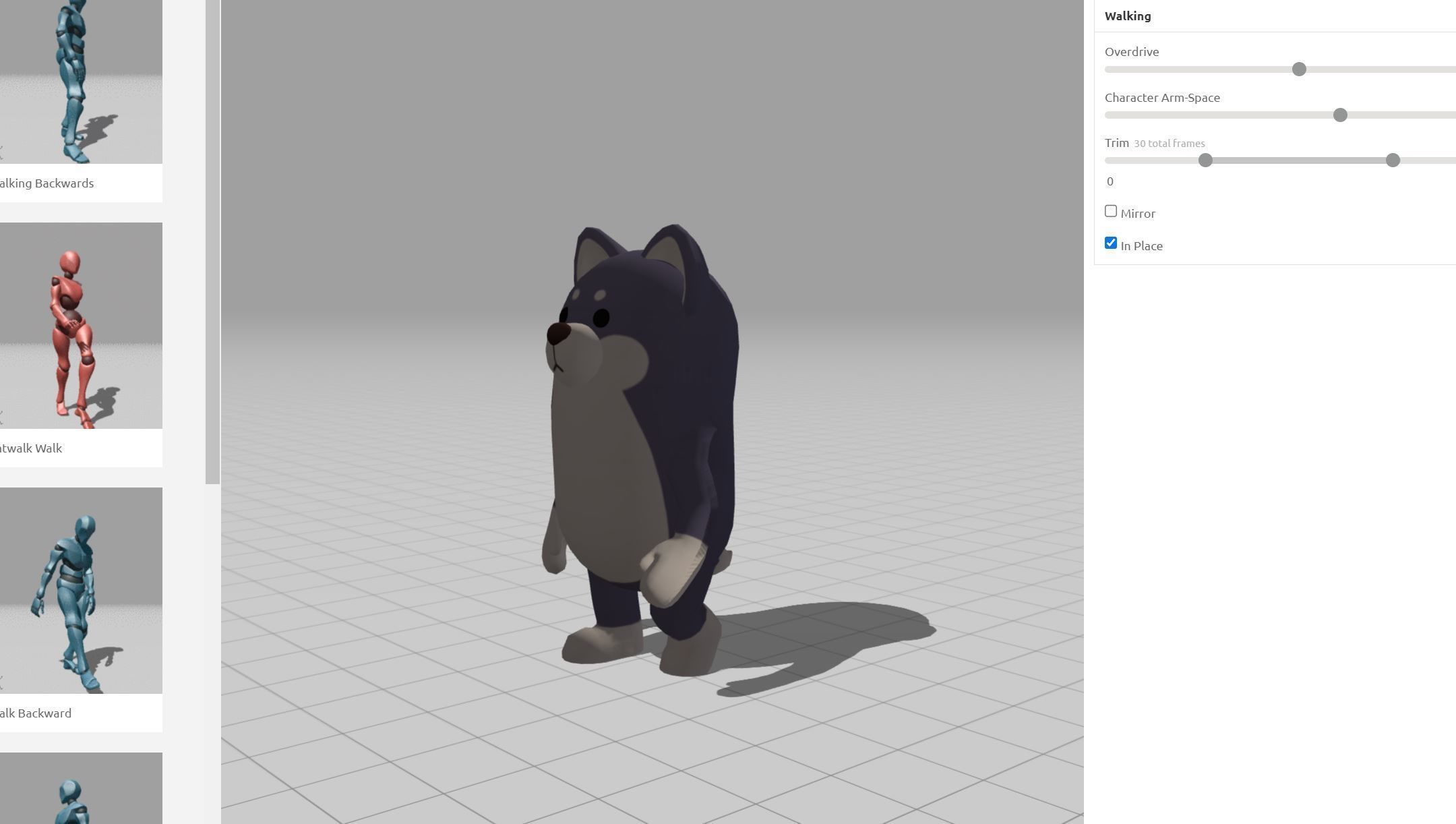 Rigged Wolf Character 3D model_33