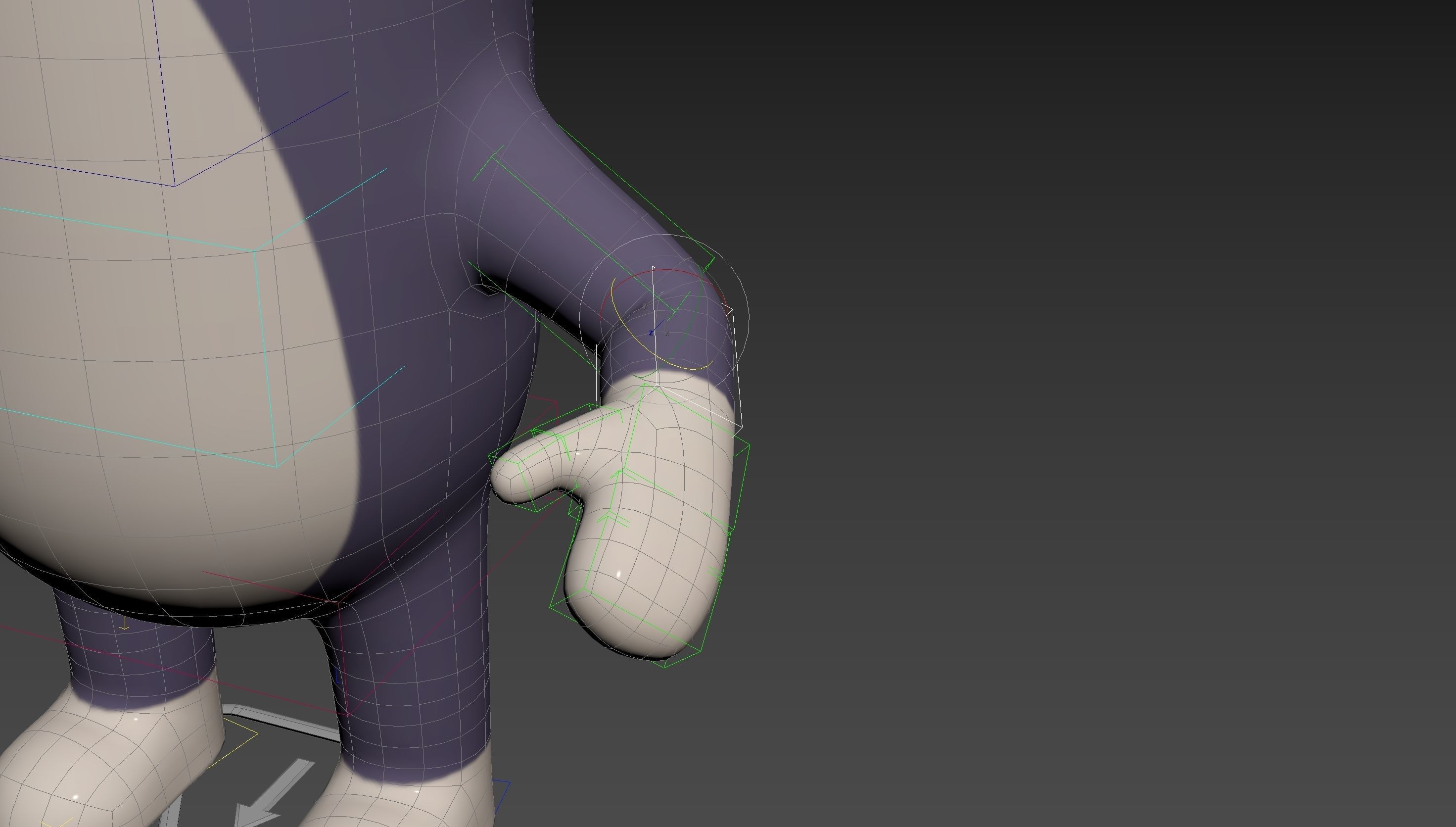 Rigged Wolf Character 3D model_20