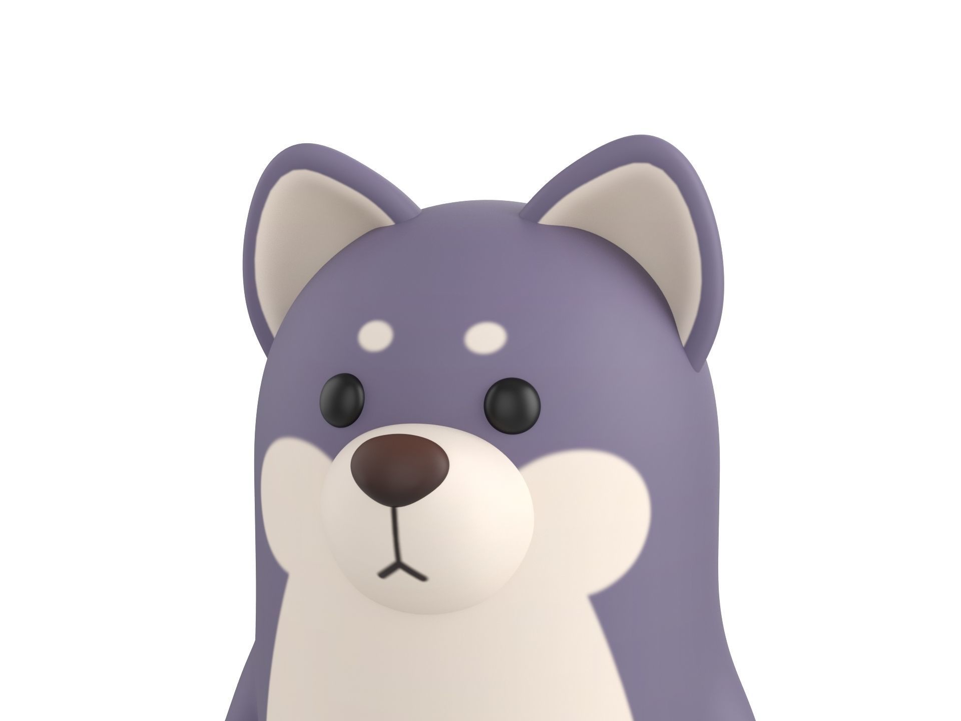 Rigged Wolf Character 3D model_9