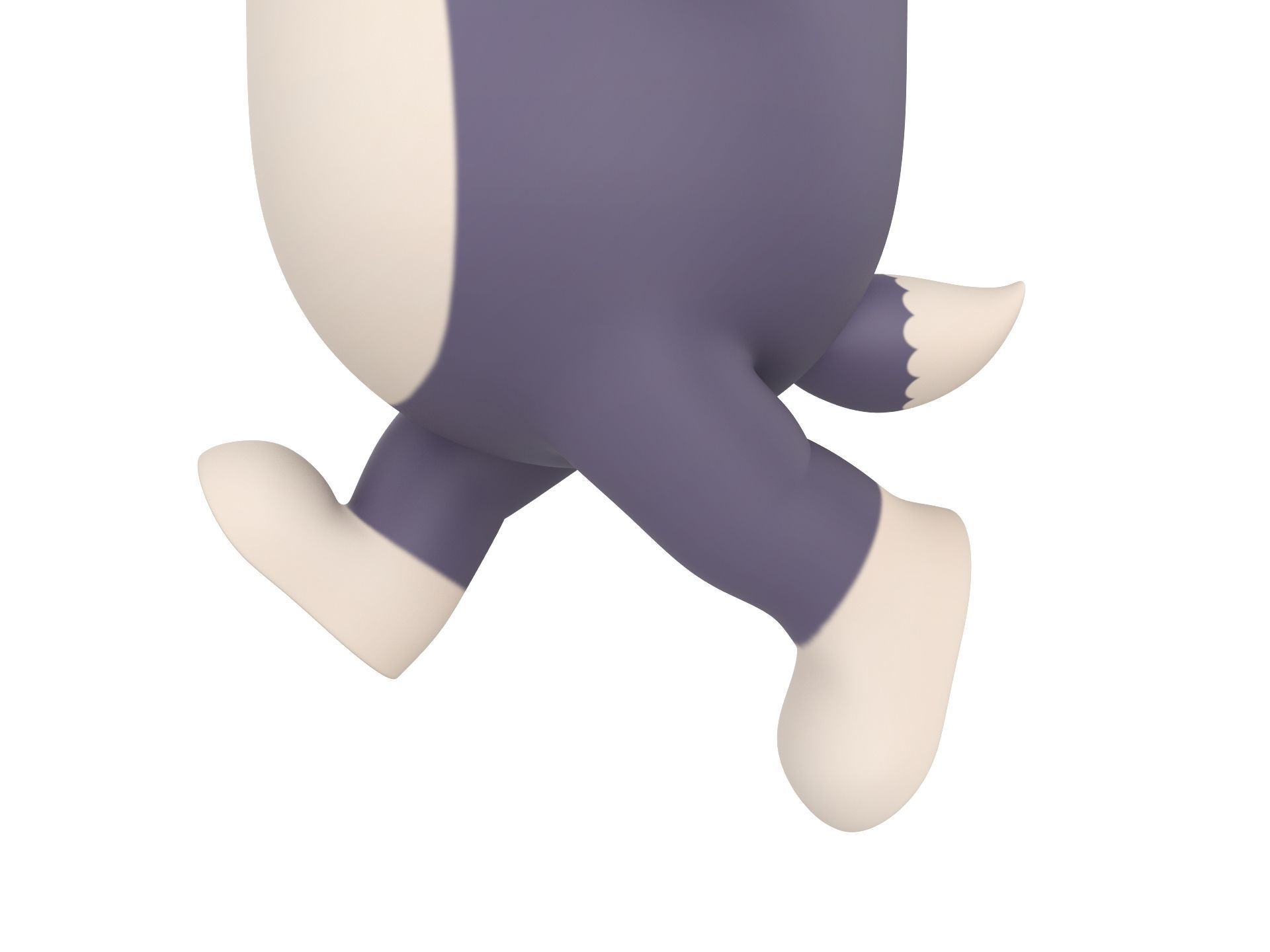 Rigged Wolf Character 3D model_11