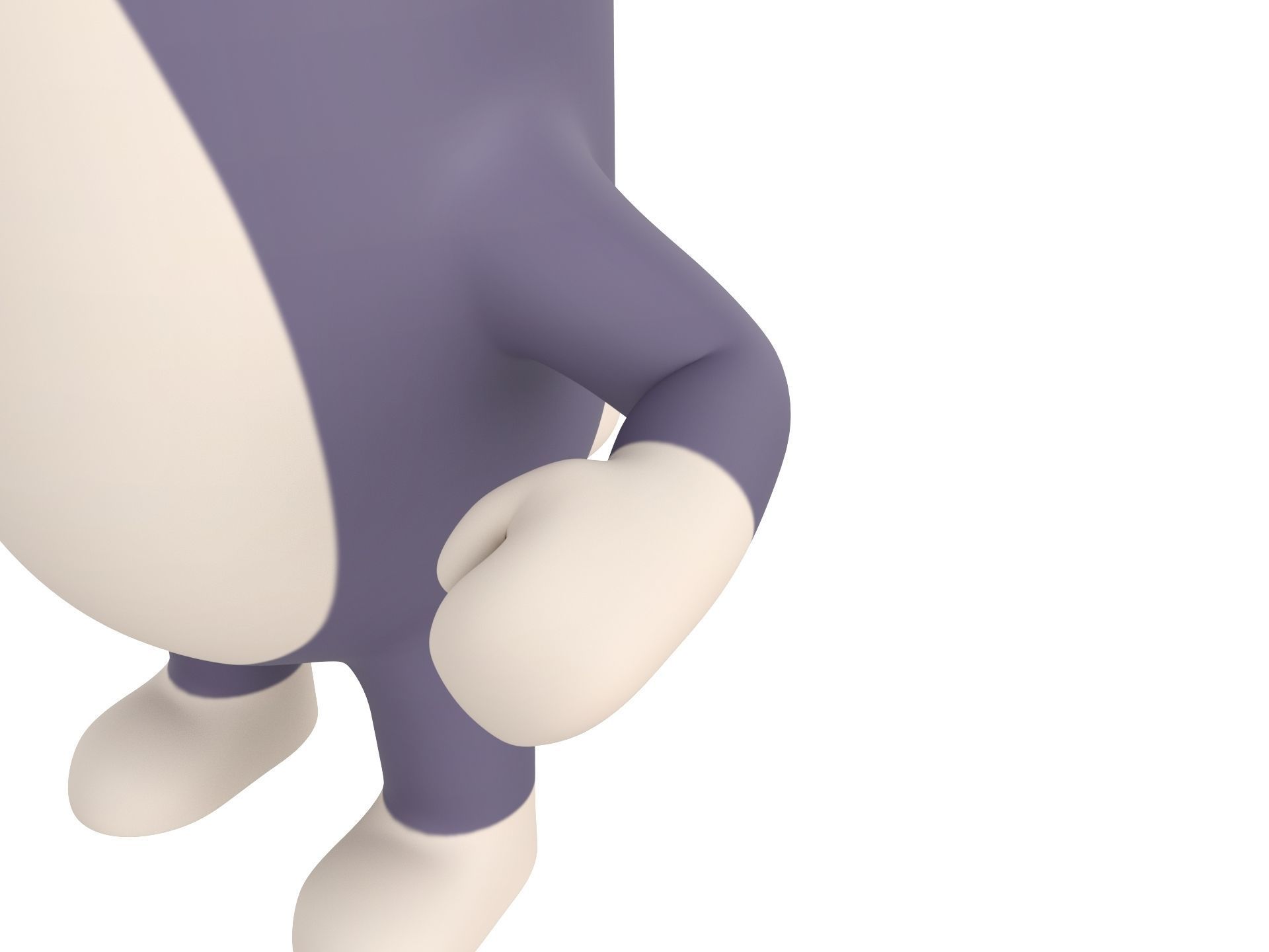 Rigged Wolf Character 3D model_7