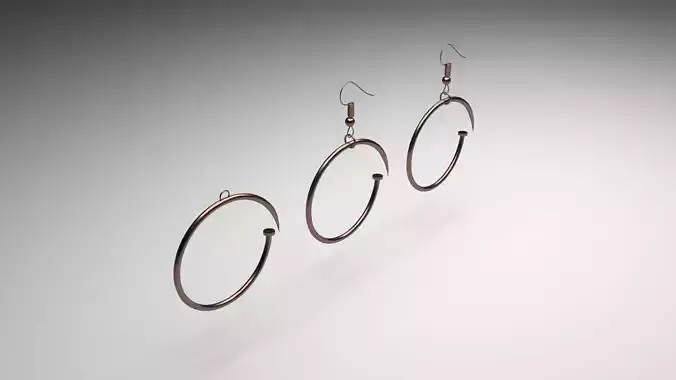 Bent Nail Jewellery Collection 3D print model
