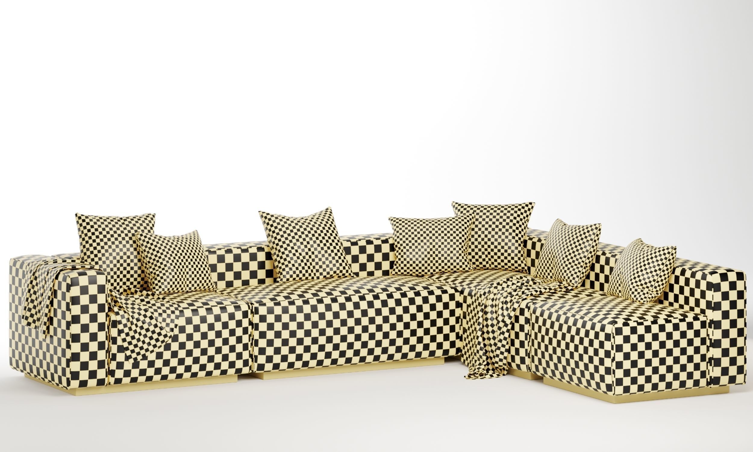Cleon Sectional Sofa by bludot 3D model_7