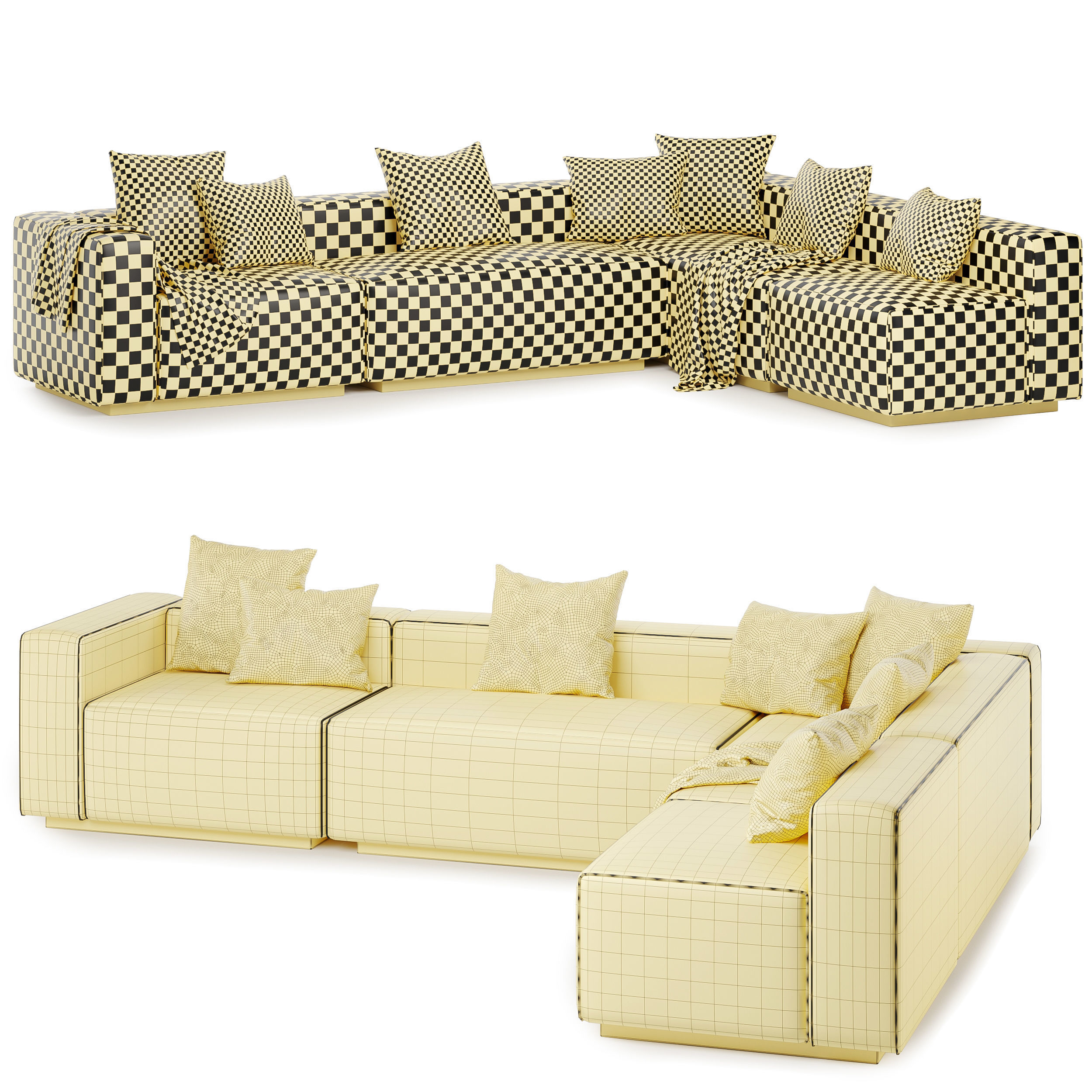 Cleon Sectional Sofa by bludot 3D model_5