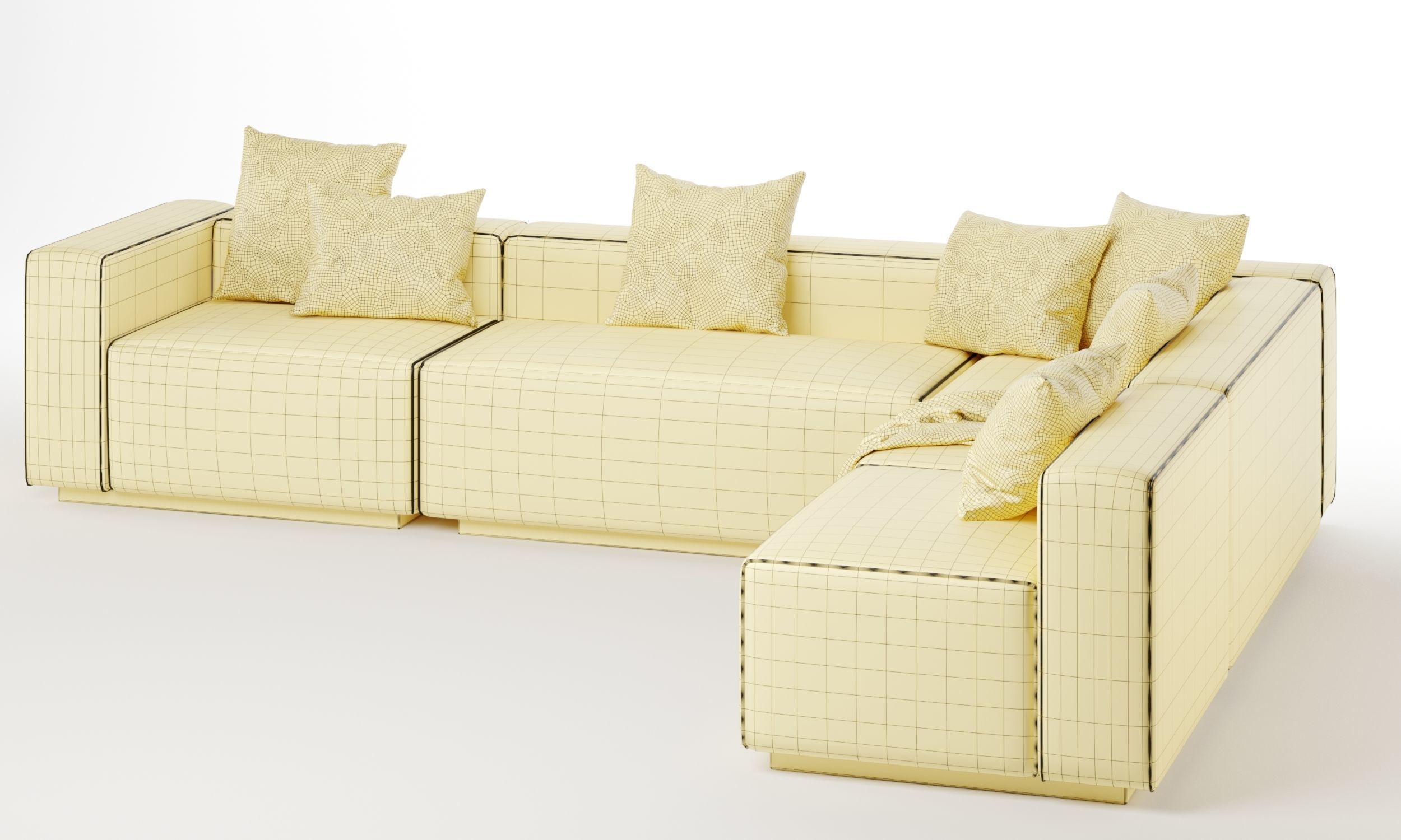 Cleon Sectional Sofa by bludot 3D model_6