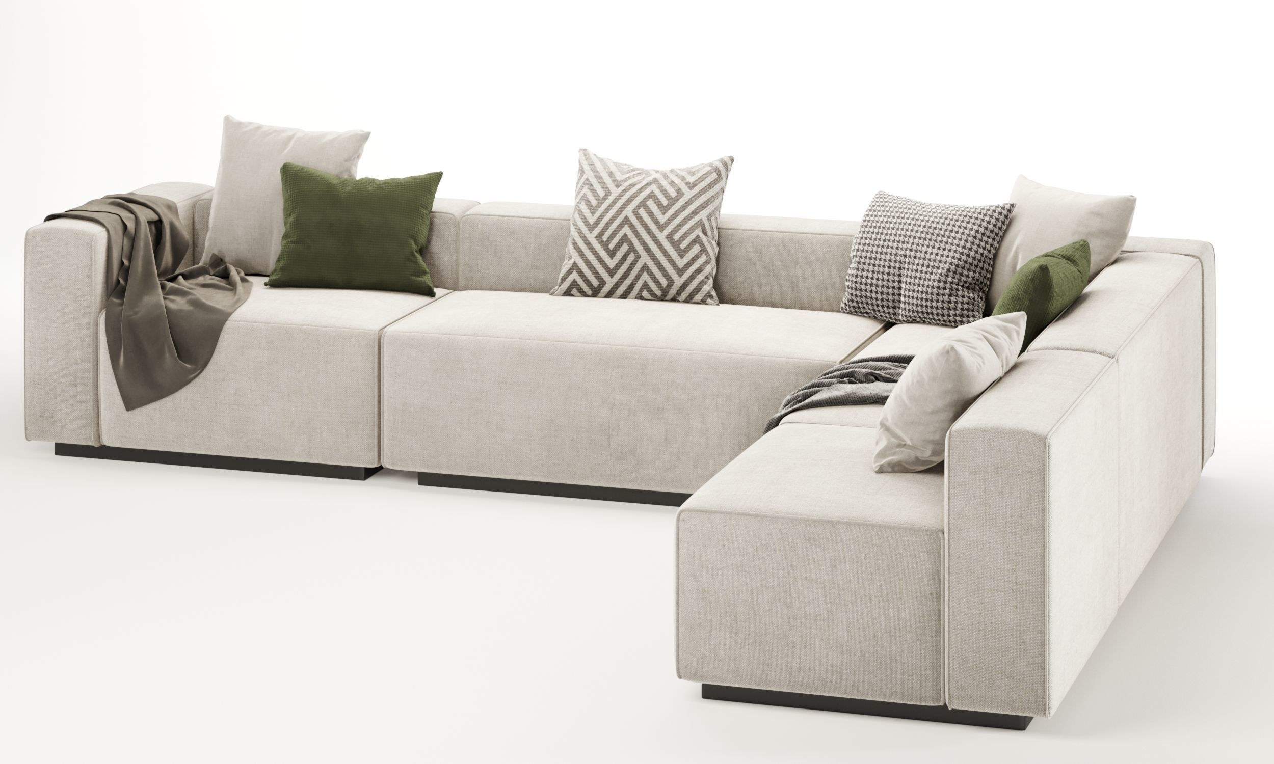 Cleon Sectional Sofa by bludot 3D model_3