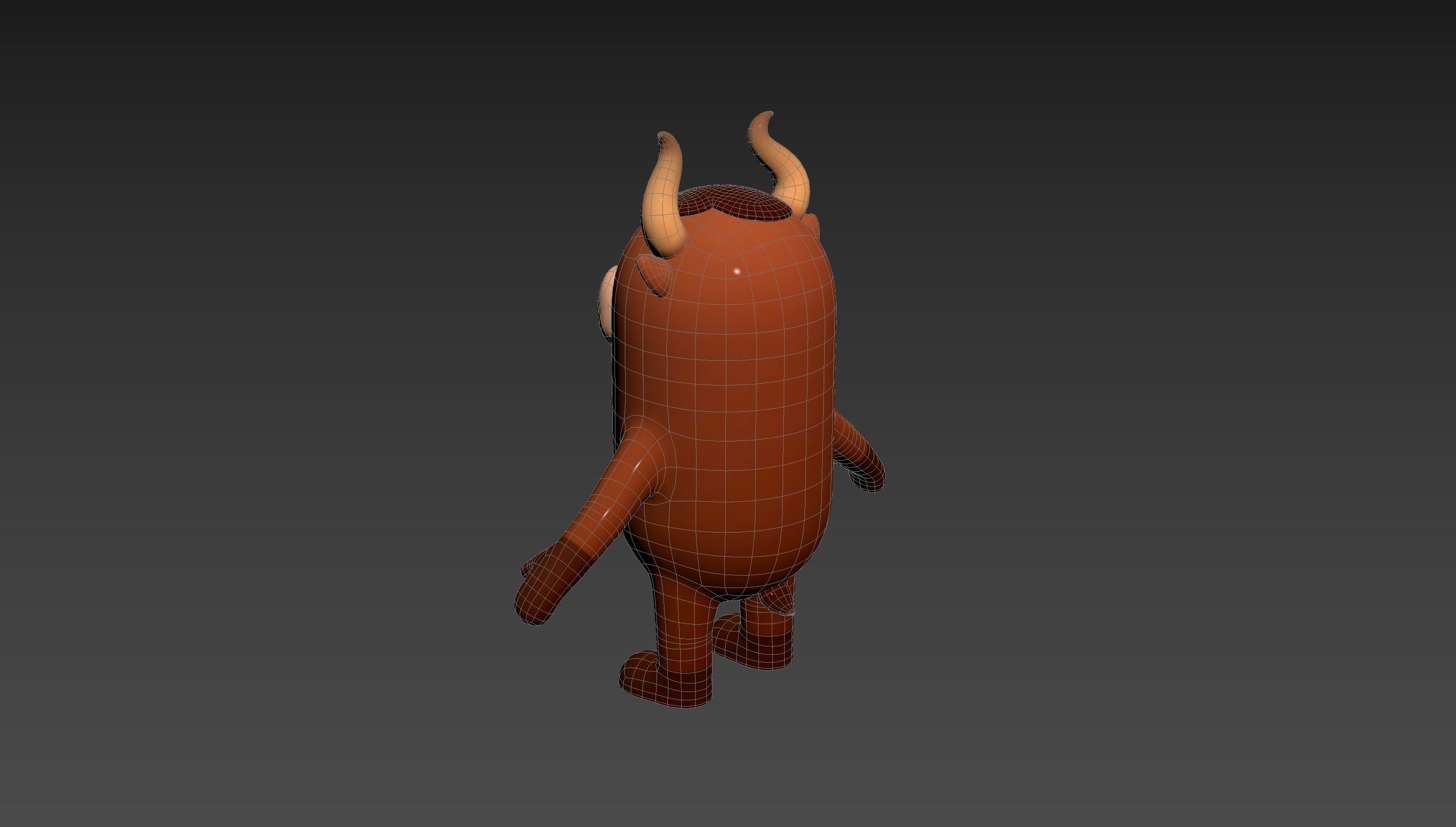 Bull Character 3D model_23