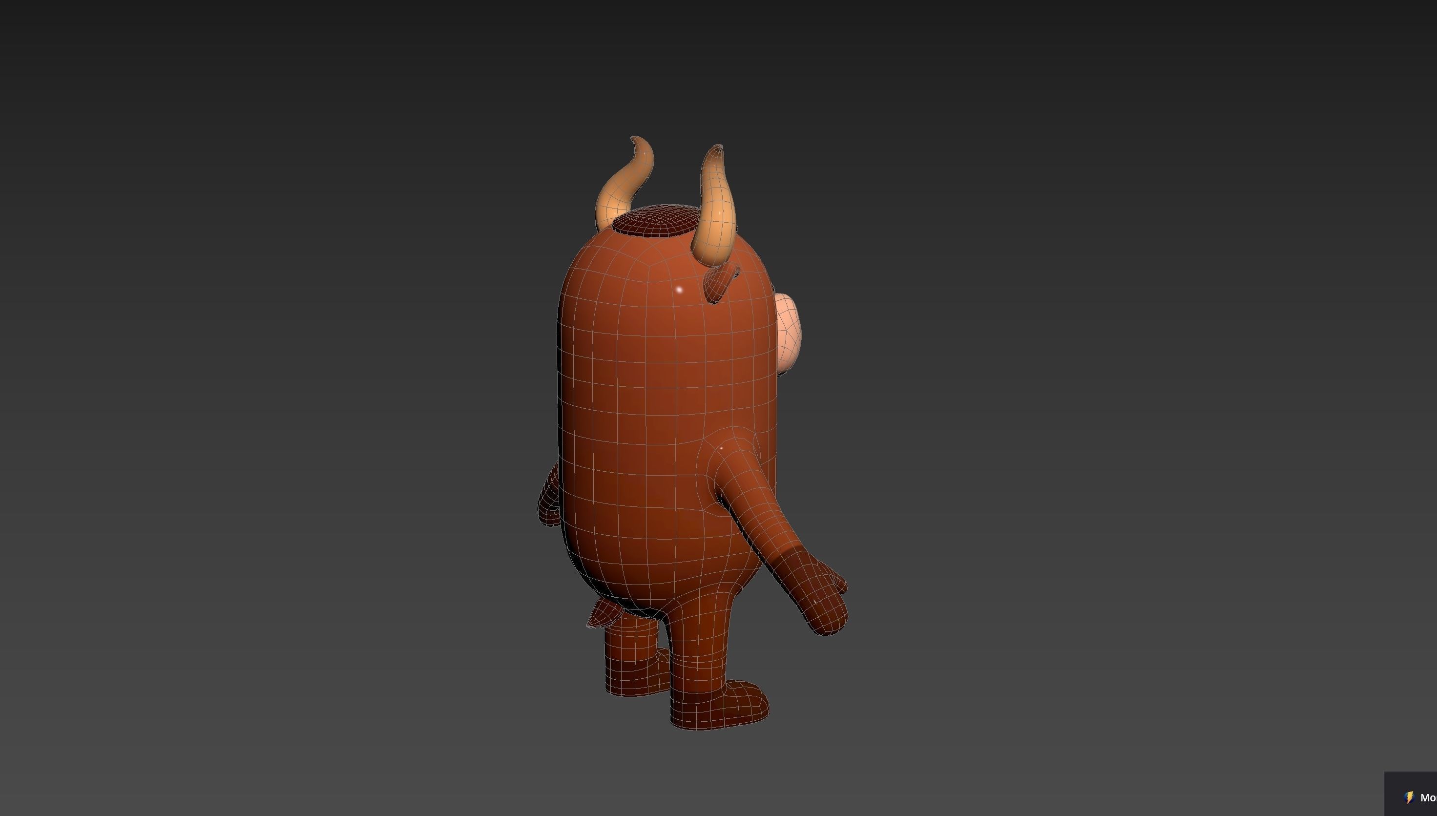 Bull Character 3D model_19