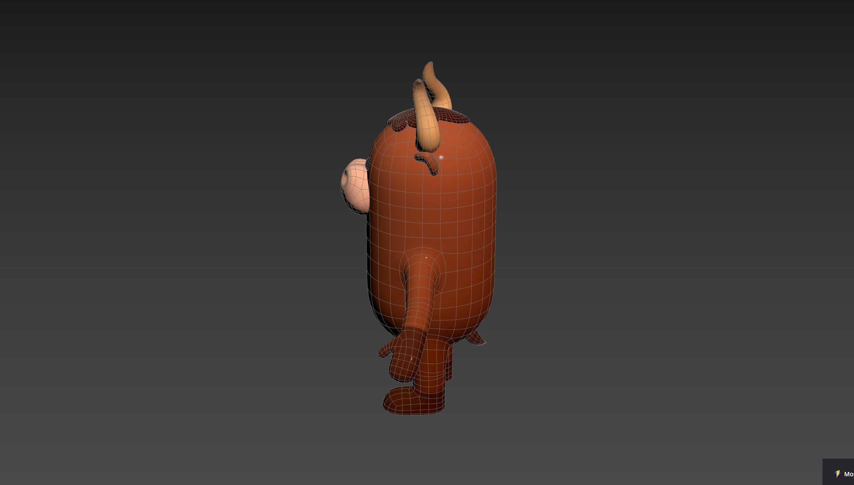 Bull Character 3D model_24