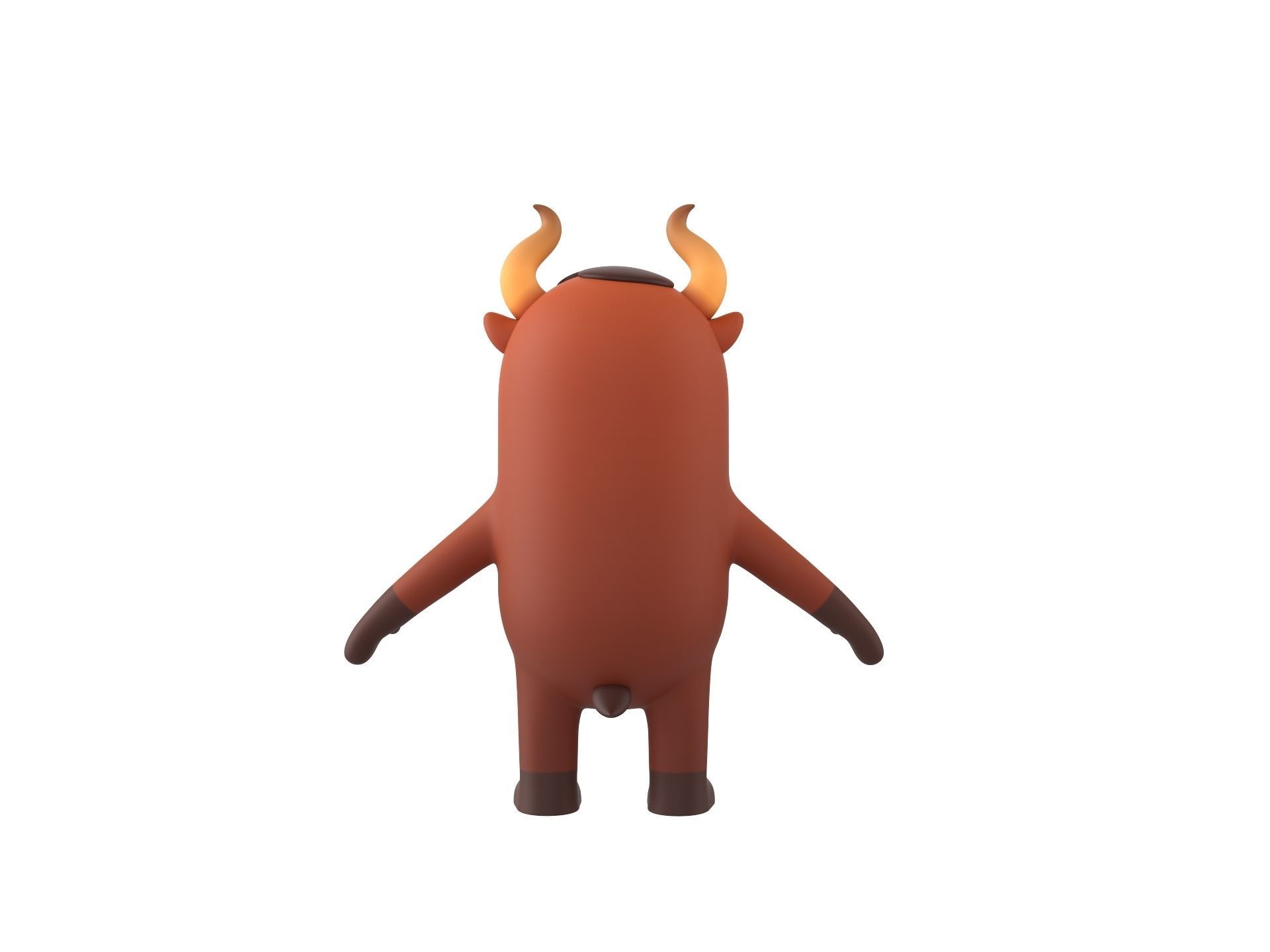 Bull Character 3D model_5