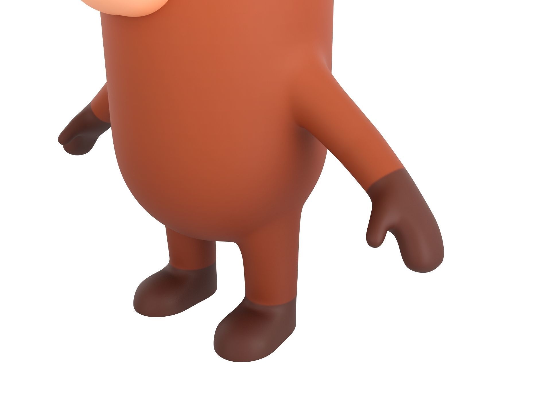 Bull Character 3D model_8