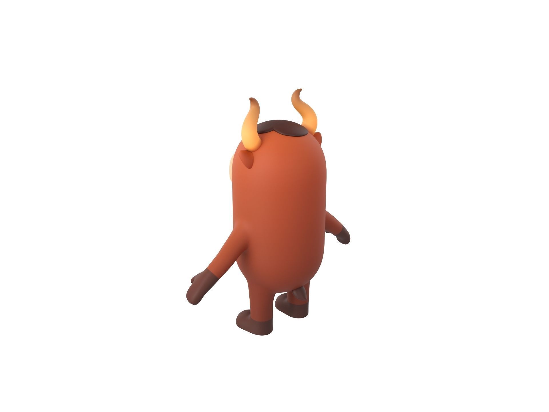 Bull Character 3D model_6