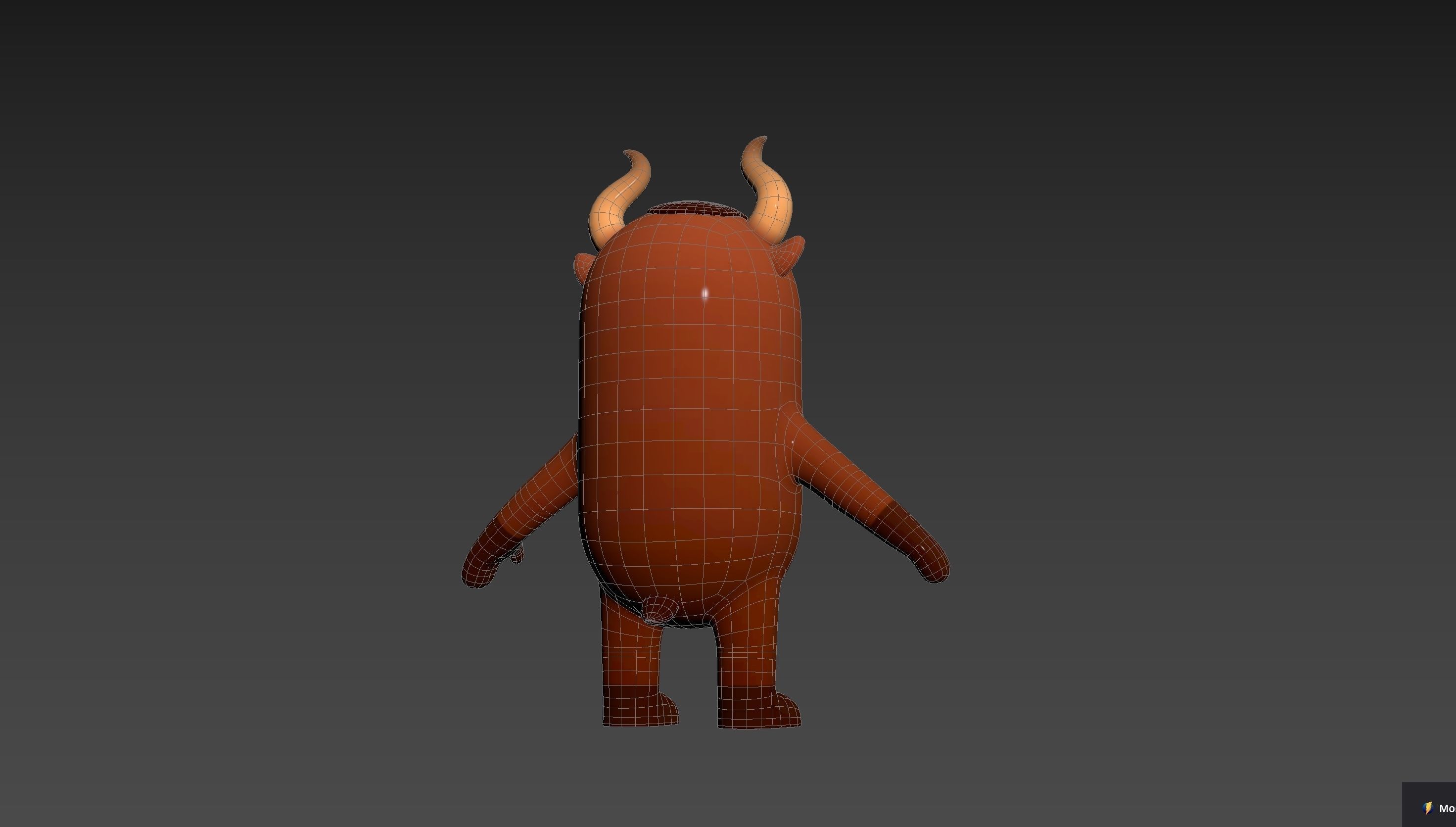 Bull Character 3D model_20