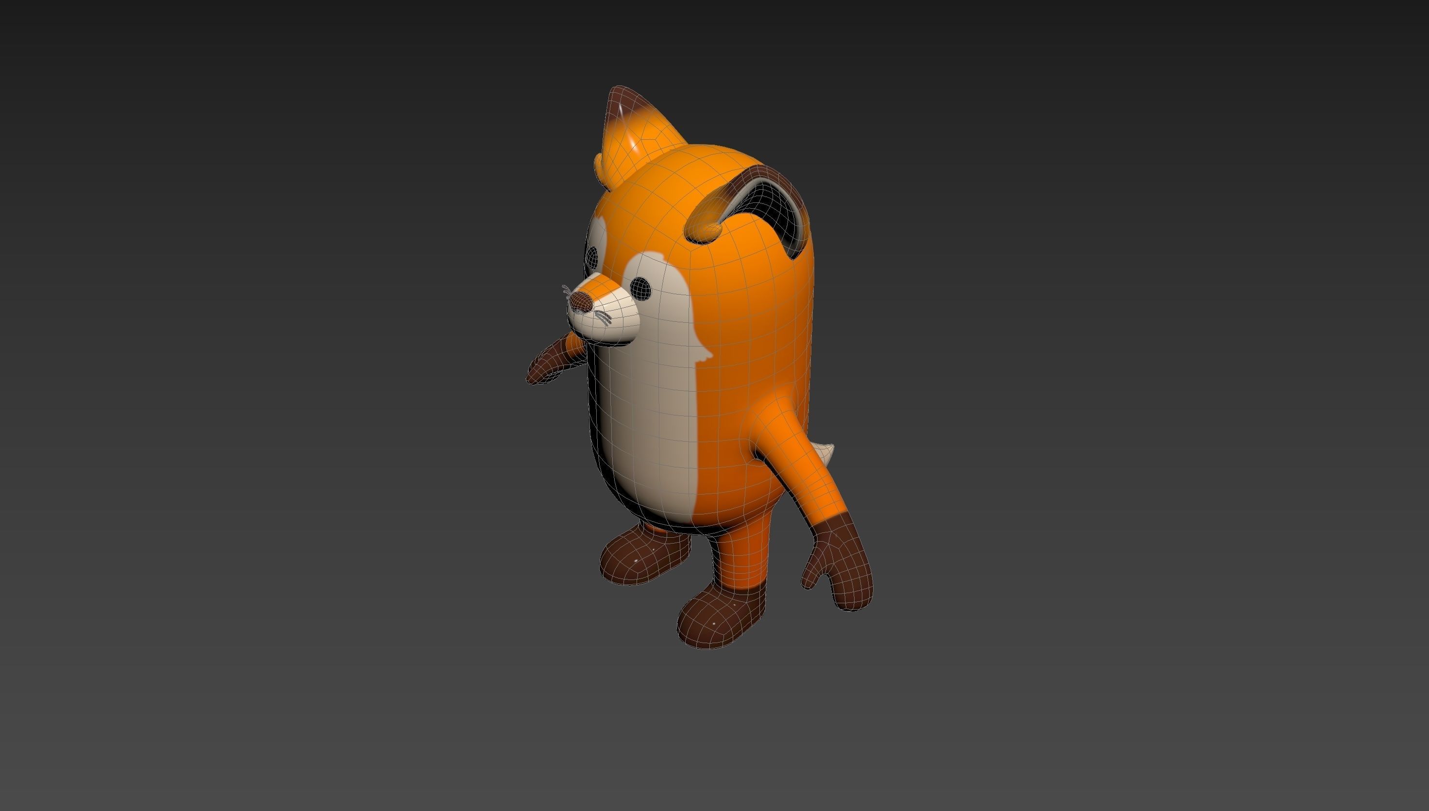 Fox Character 3D model_24