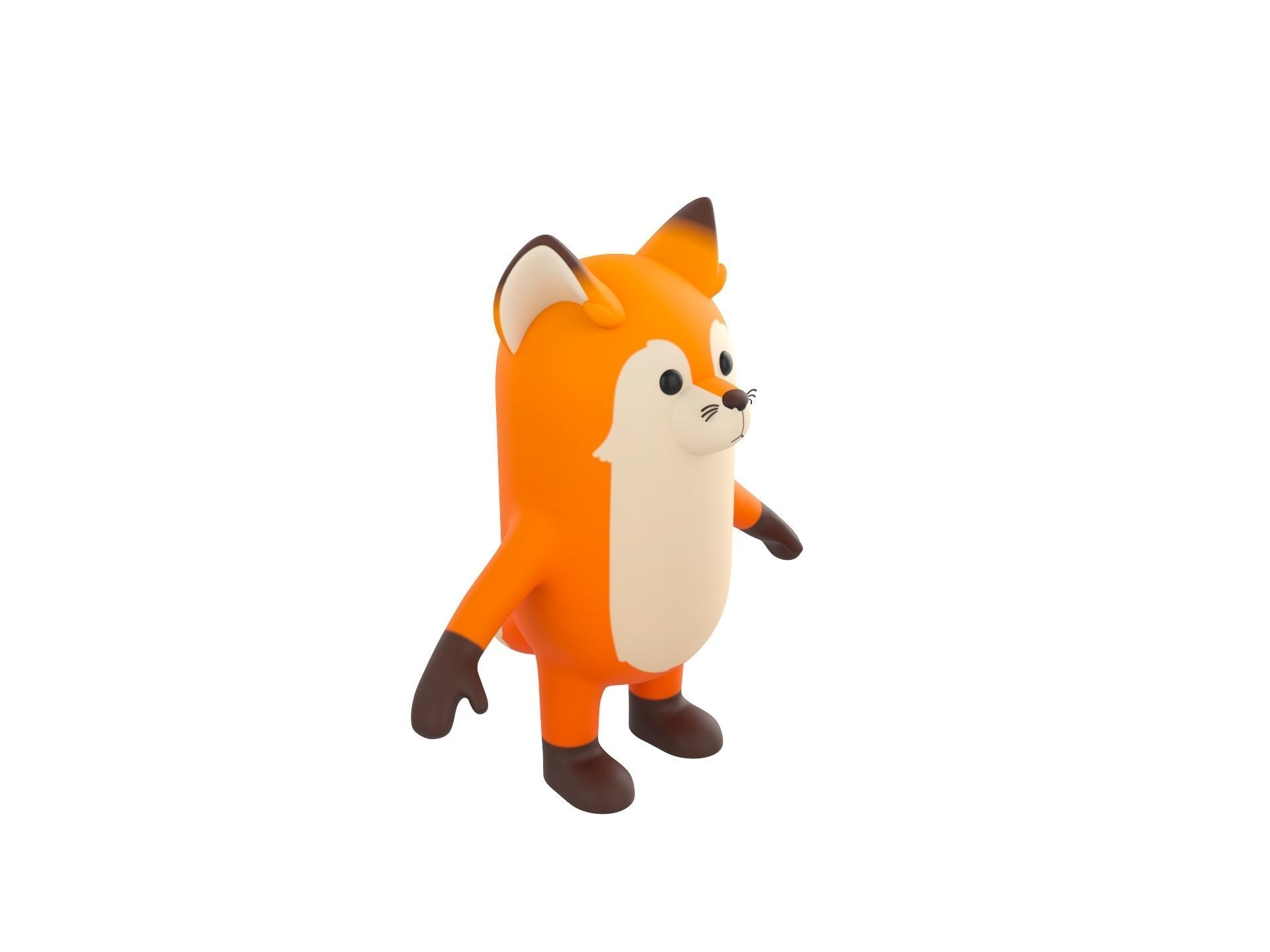 Fox Character 3D model_2