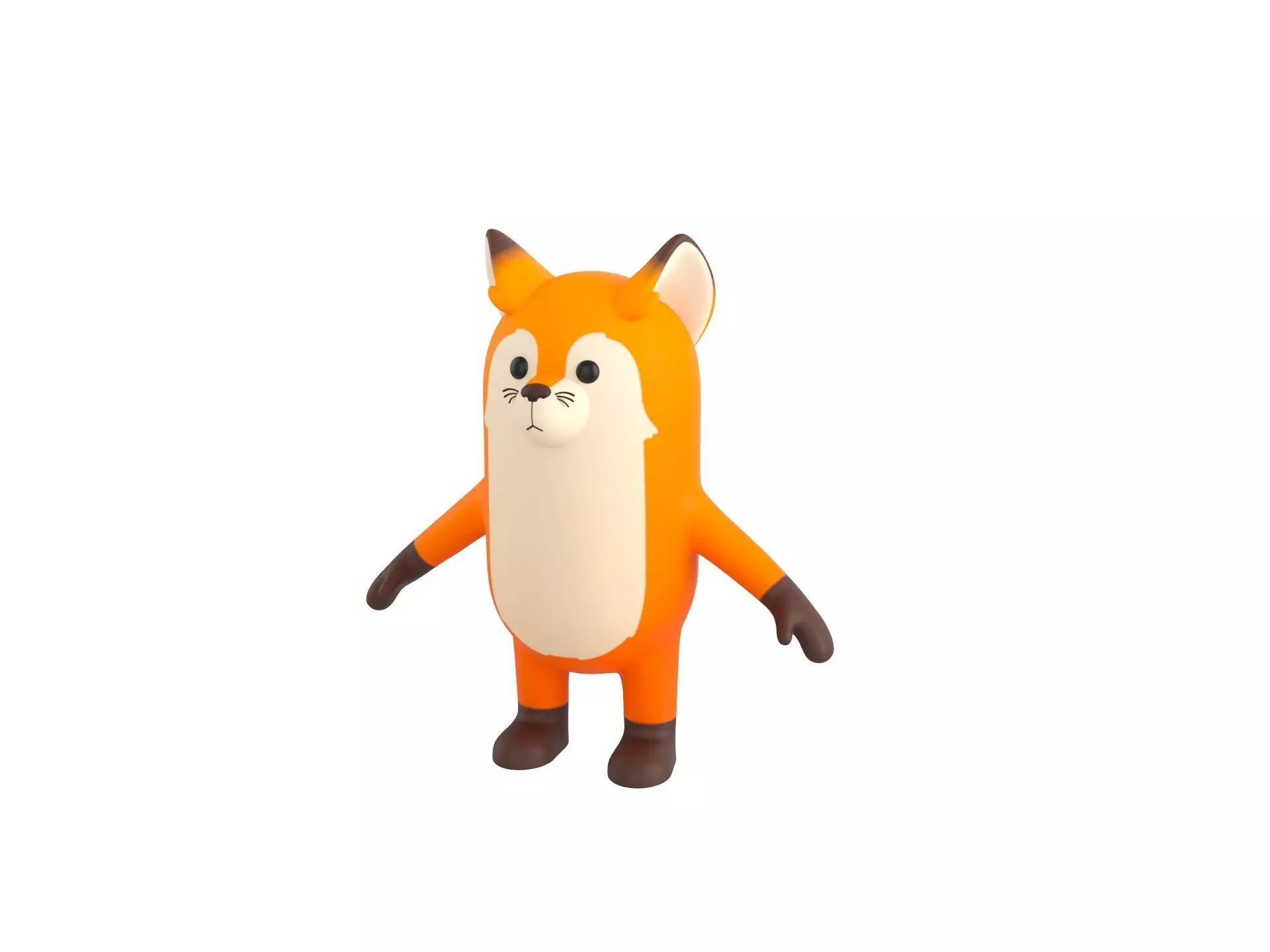 Fox Character 3D model_0