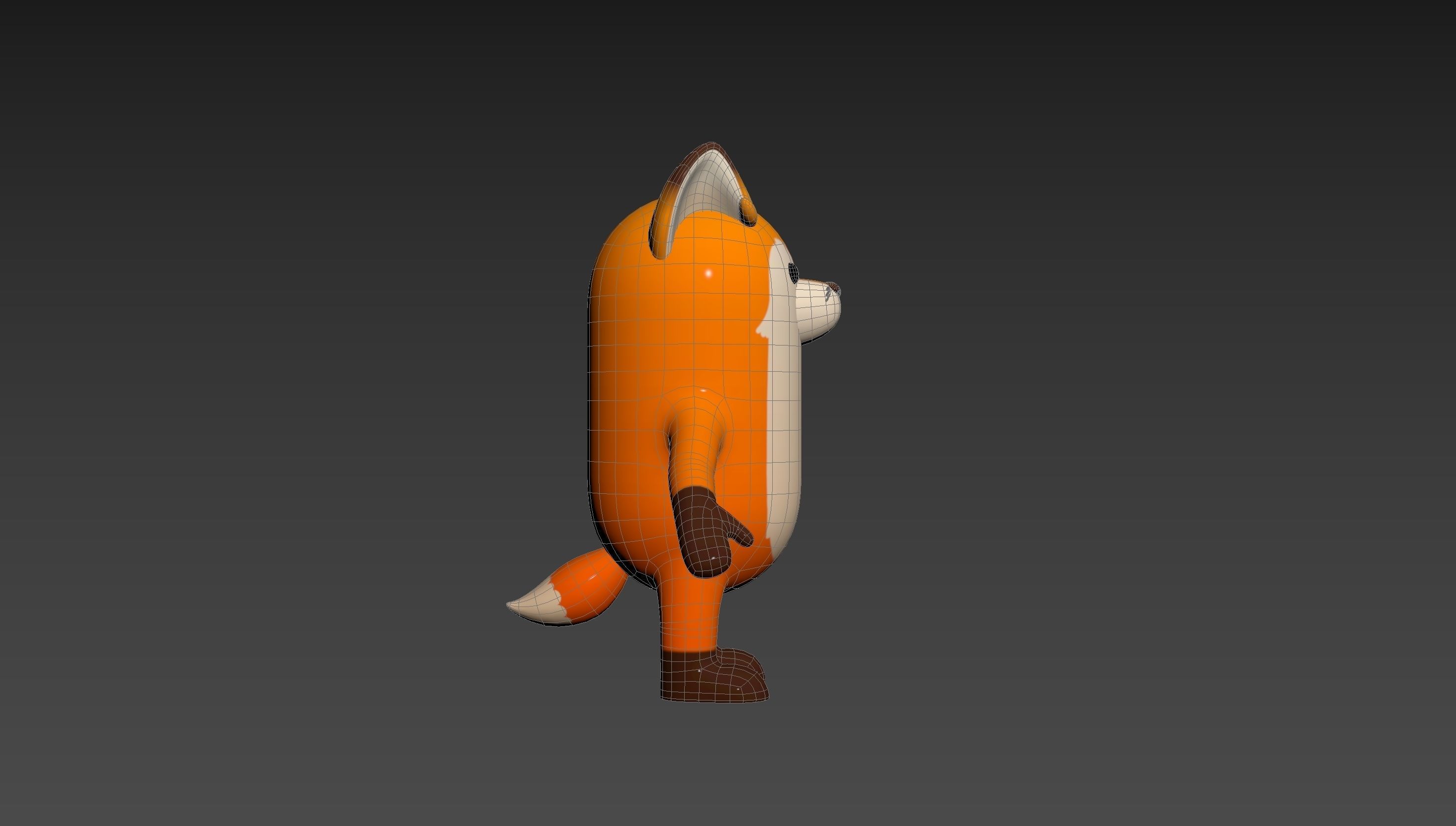 Fox Character 3D model_17