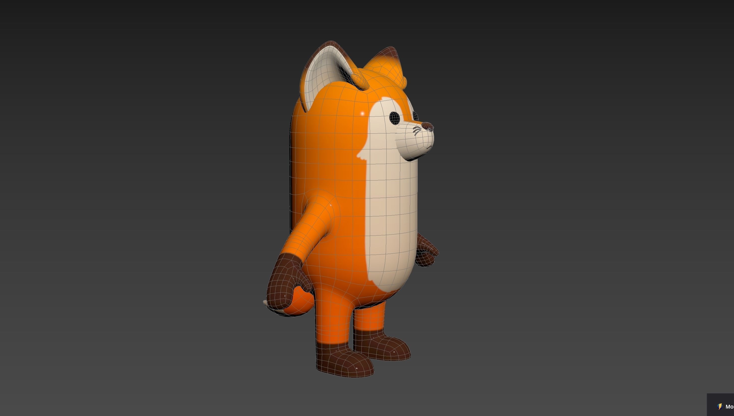 Fox Character 3D model_16