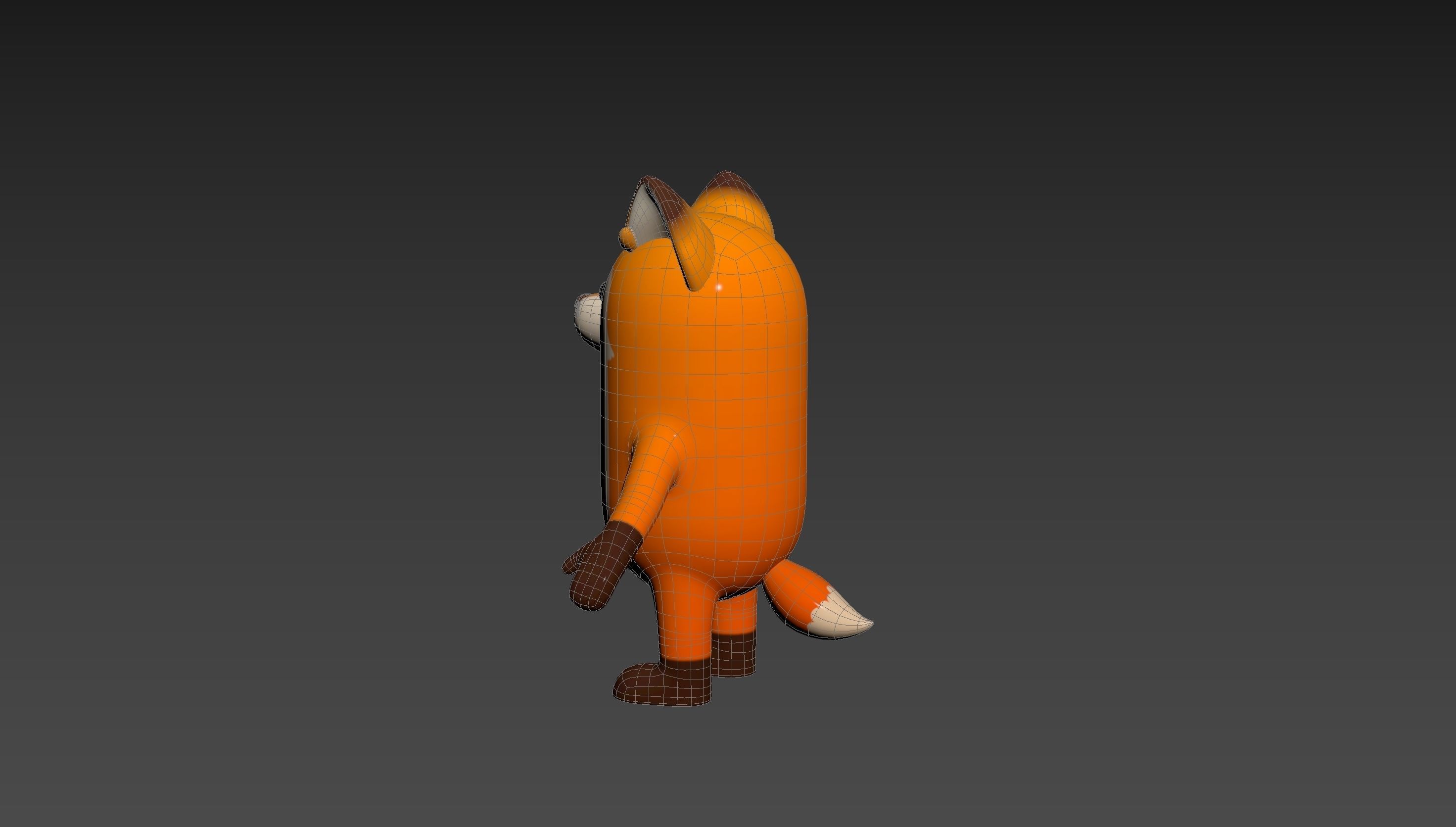 Fox Character 3D model_21