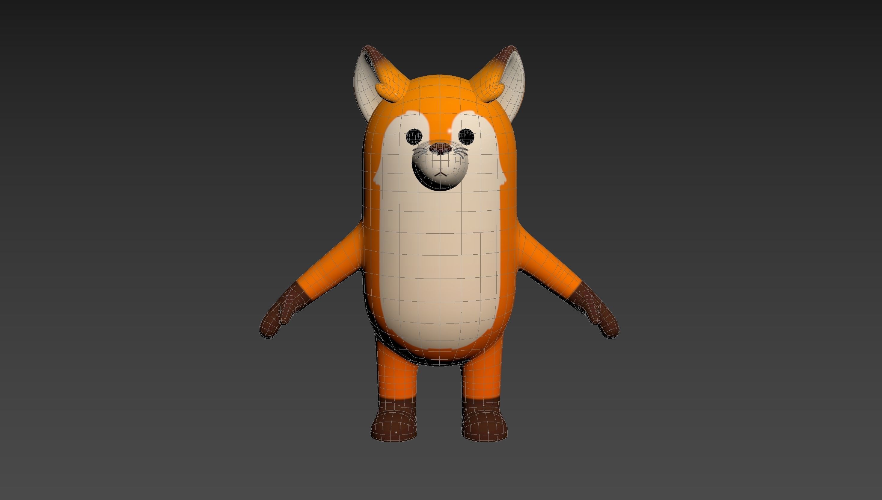 Fox Character 3D model_13