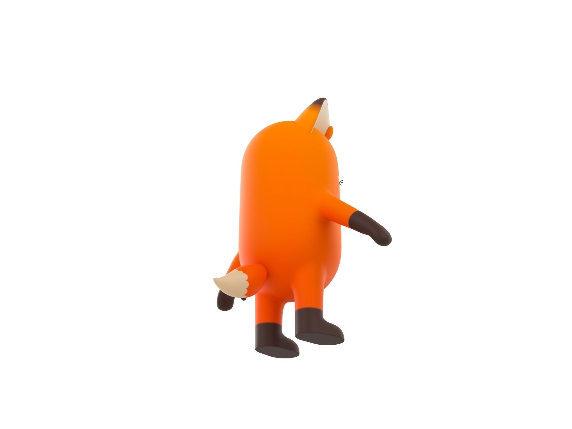 Fox Character 3D model_4