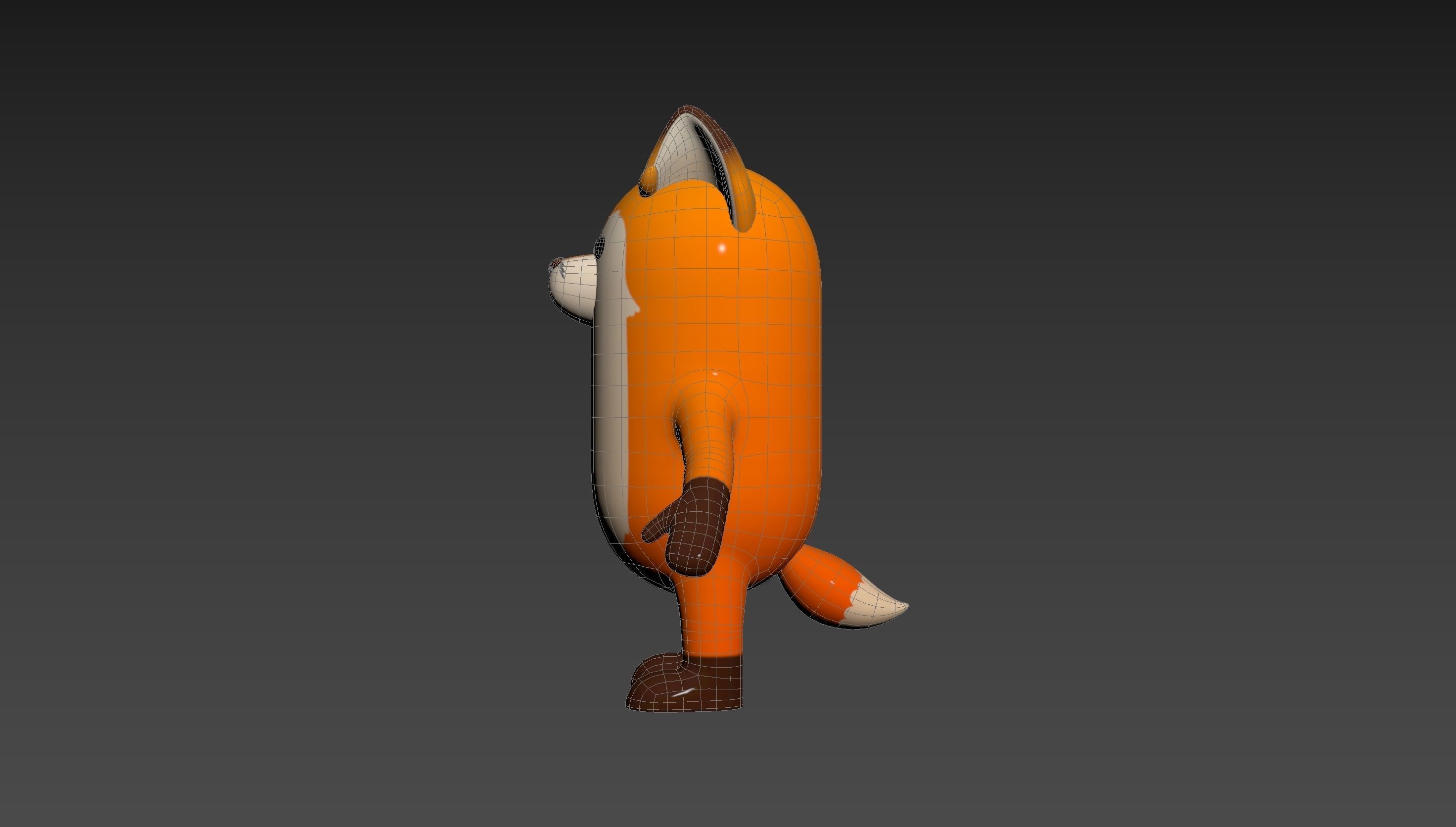 Fox Character 3D model_22